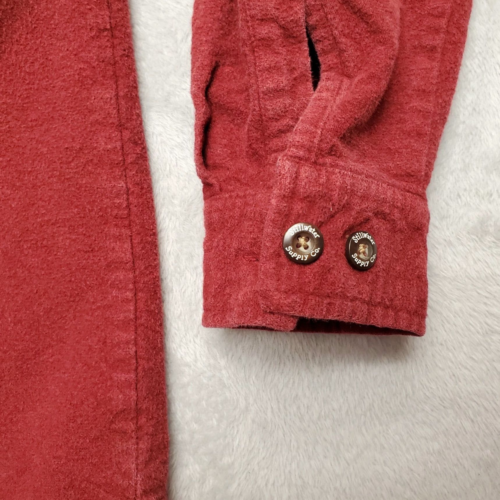 Vintage Stillwater Chamois Shirt Men XL Red Long Sleeve Outdoor Flannel Camping Size US XL / EU 56 / 4 - 5 Thumbnail
