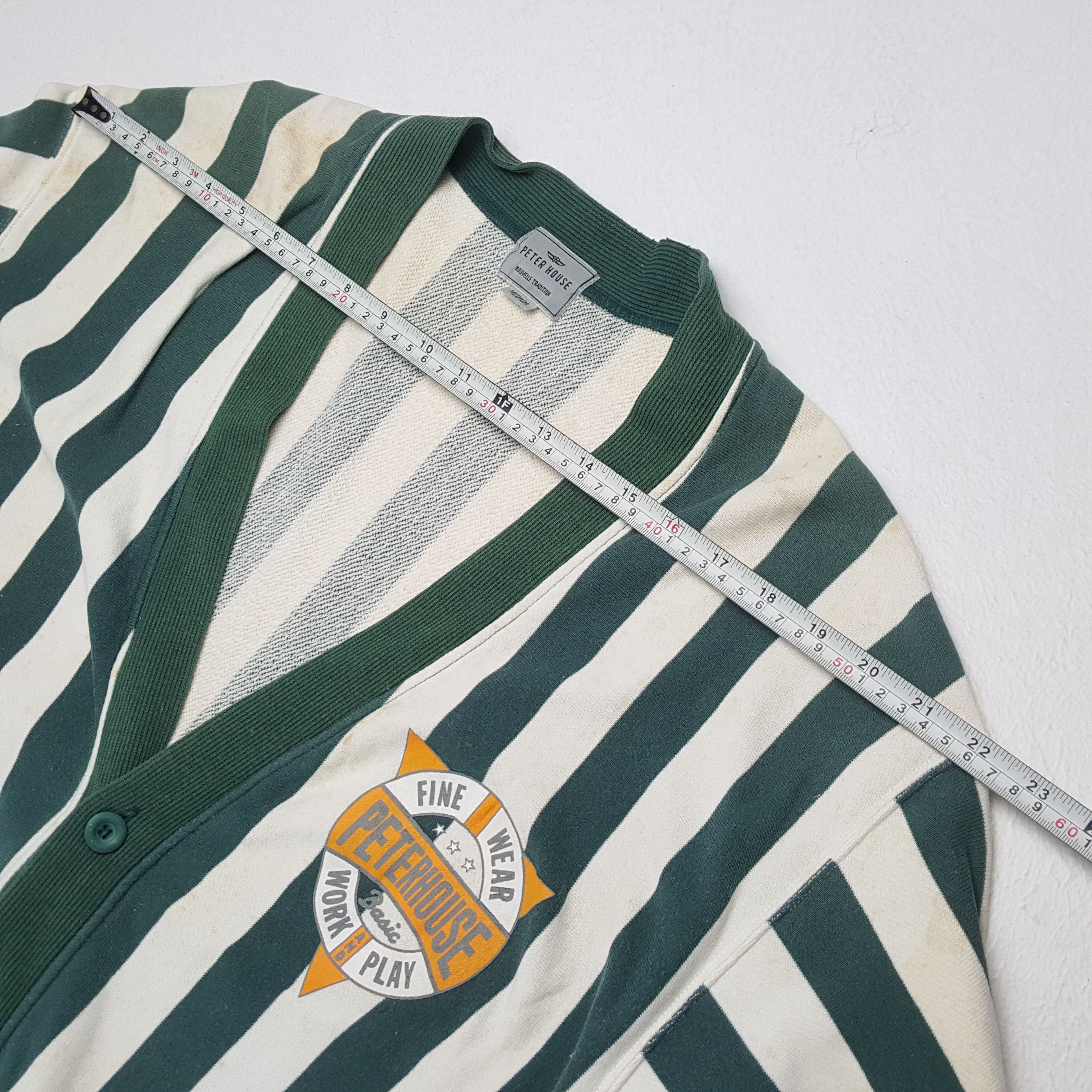 Vintage PETER HOUSE Stripes Design Sweaters Size US M / EU 48-50 / 2 - 4 Thumbnail