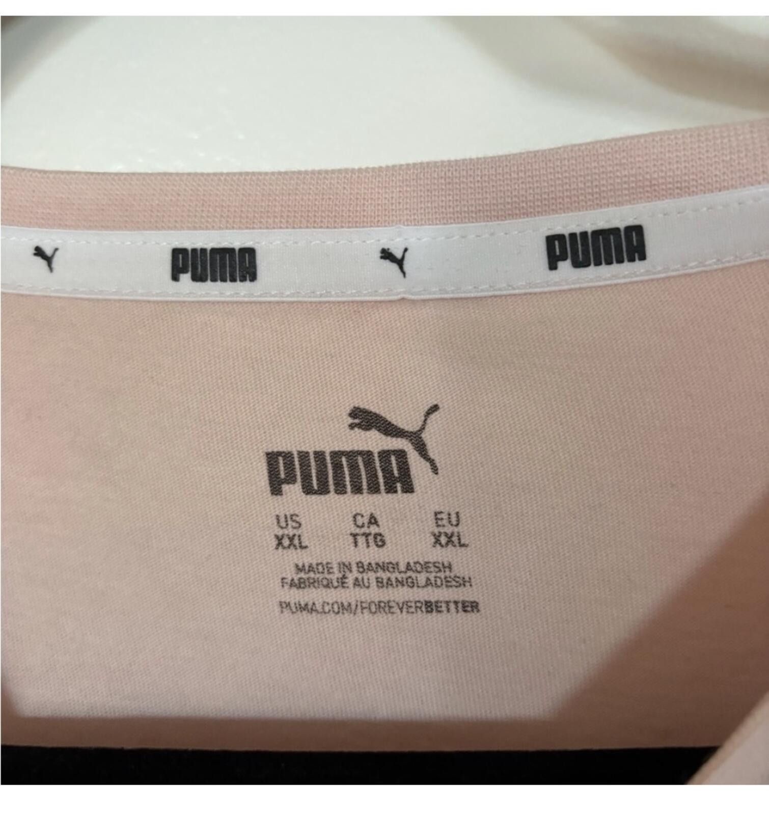 Puma (Puma) Pink T-Shirt Size ONE SIZE - 2 Thumbnail