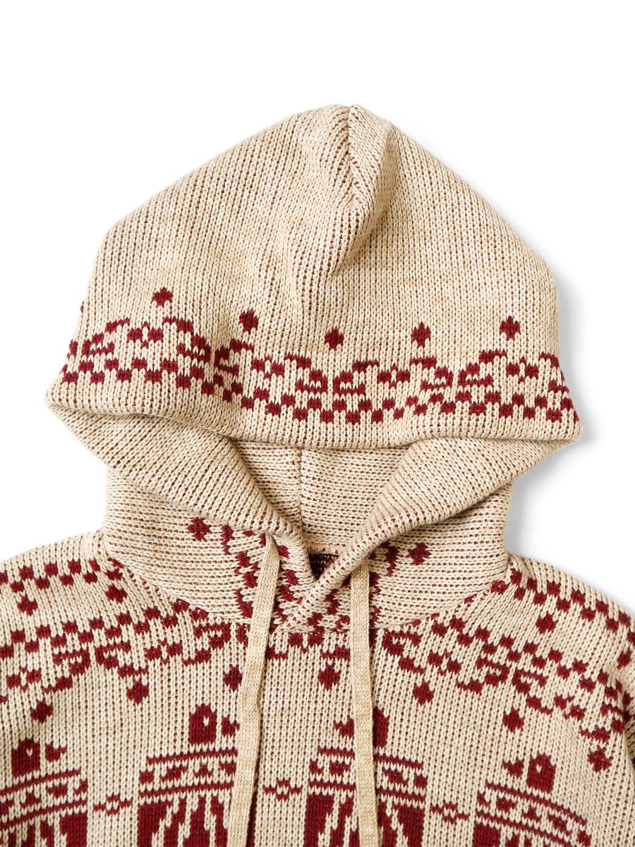 Kapital Kapital 5G Jacquard Knit Hoodie sweater Santo Domingo Size US L / EU 52-54 / 3 - 4 Thumbnail