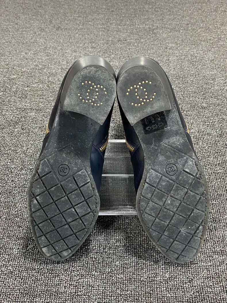 Chanel Chanel Logo Zip Ankle Boots -2505 Size US 7 / IT 37 - 6 Thumbnail