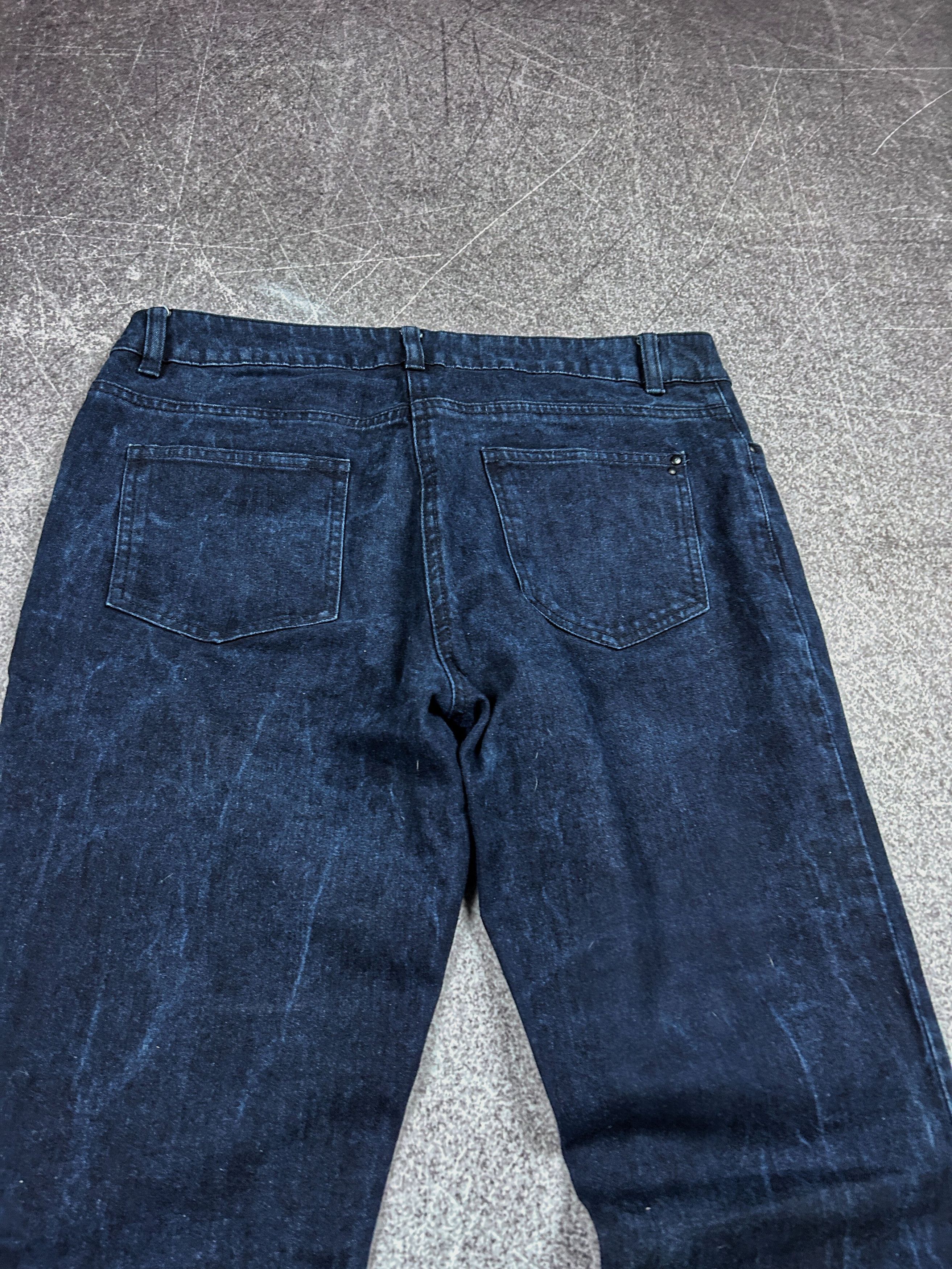 Designer VTG RAF SIMONS X RICK OWENS STYLE CLASSIC JEANS 90S Size US 30 / EU 46 - 6 Thumbnail