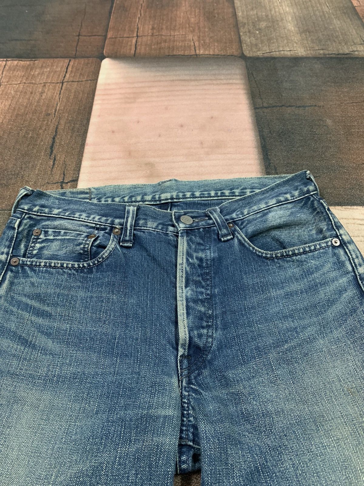 45rpm × Japanese Brand 🇯🇵RUSTY FADED selvedge ‘R’ by 45rpm vintage jeans Size US 30 / EU 46 - 3 Thumbnail