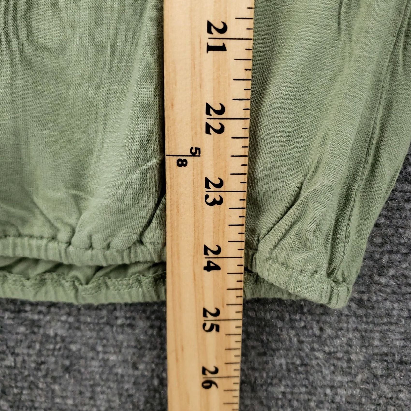 Loft Loft Outlet Tank Womens XS Green Ruched V Neck Drawstring Sleeveless Drawstring Size ONE SIZE - 7 Thumbnail