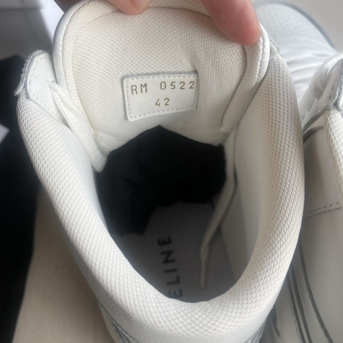 Celine Celine Ct-01 "z" trainer high top sneaker in calfskin, 42 Size US 9 / EU 42 - 6 Thumbnail