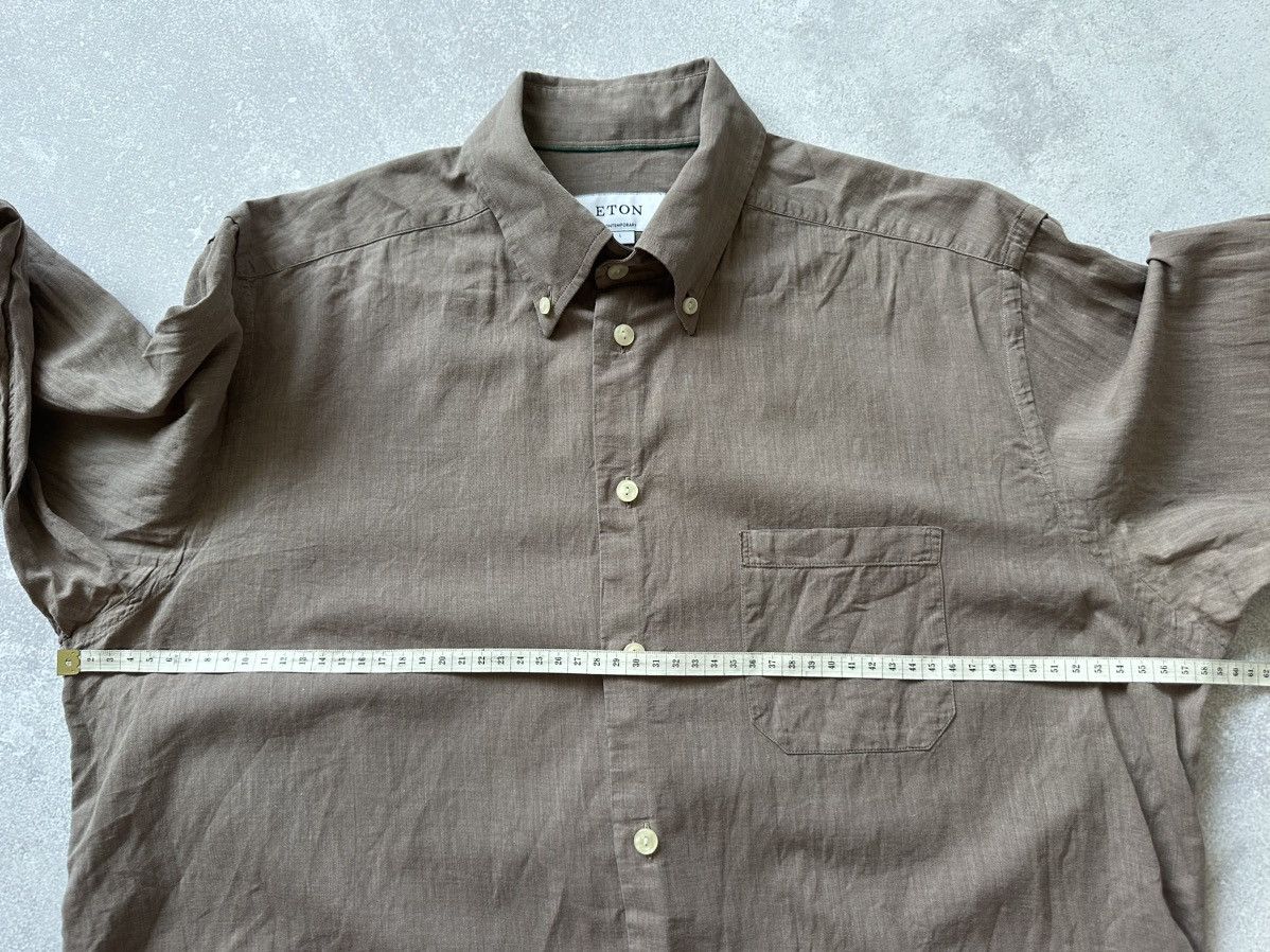 Eton shirts for men Eton size L beige long sleeve Size US L / EU 52-54 / 3 - 6 Thumbnail