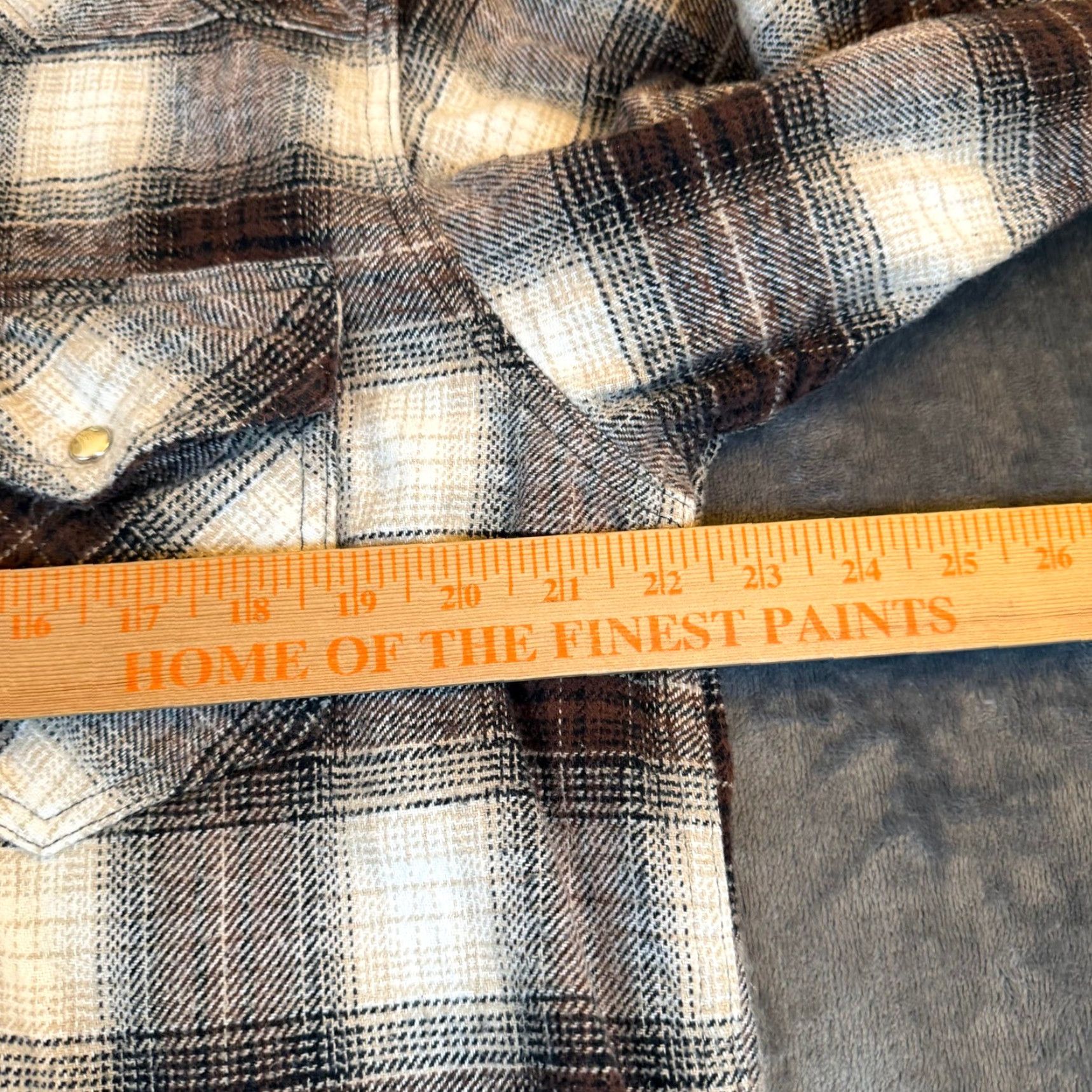 Vintage Work n Sport Brown Plaid Heavy Flannel Pearl Snap Western Shirt Mens M Size US M / EU 48-50 / 2 - 6 Thumbnail