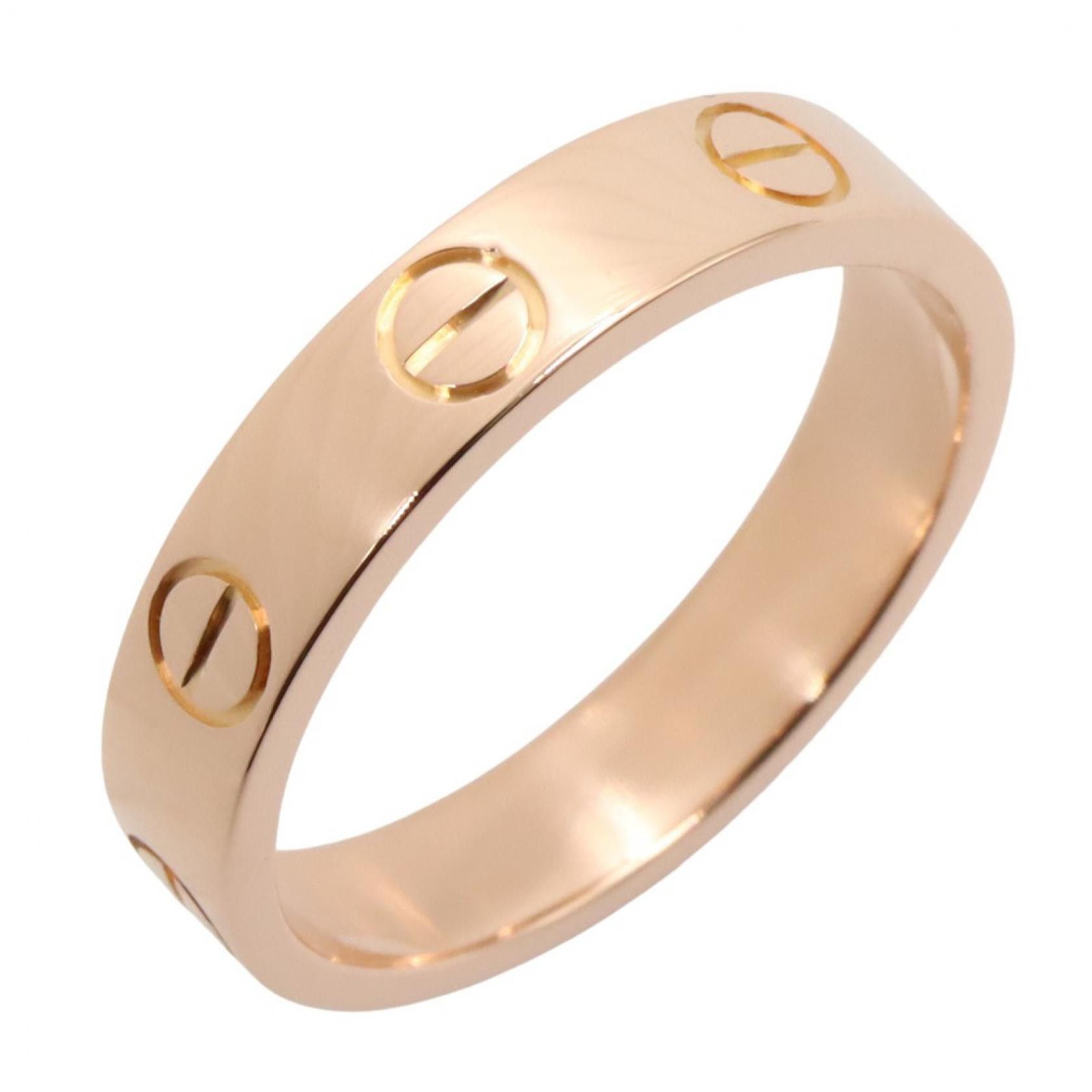 Cartier Cartier Cartier Mini Love Au750 Ring Size 8 Precious Metal Ring B4049748 DUTY FREE for USA Size ONE SIZE - 1 Thumbnail