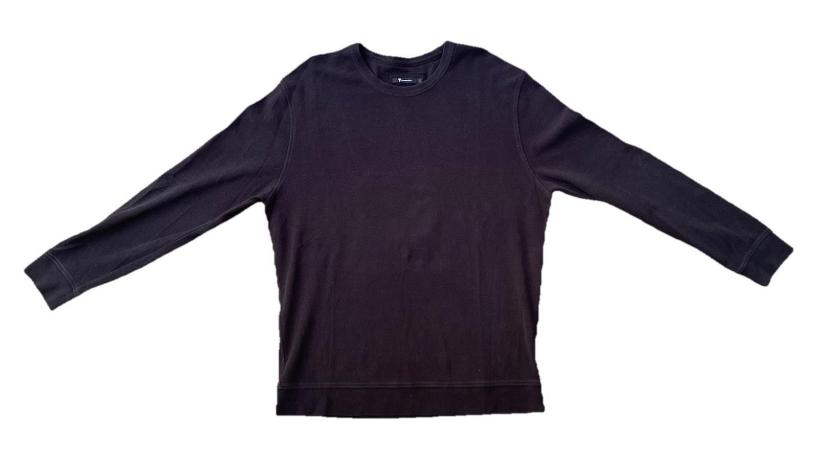 Alexander Wang T Alexander Wang Cotton Black Relaxed Longsleeve Shirt XL Size US XL / EU 56 / 4 - 1 Thumbnail