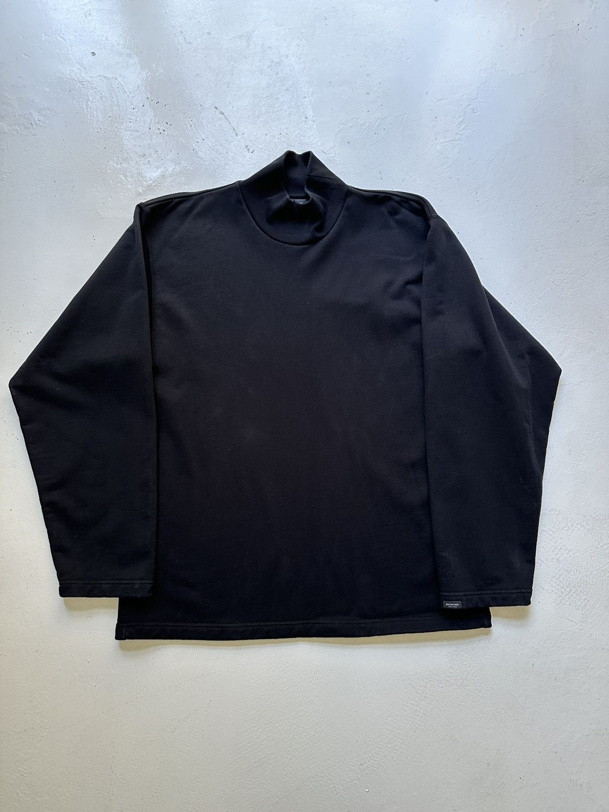 Balenciaga Heavy jersey long sleeve turtleneck Size US L / EU 52-54 / 3 - 1 Thumbnail