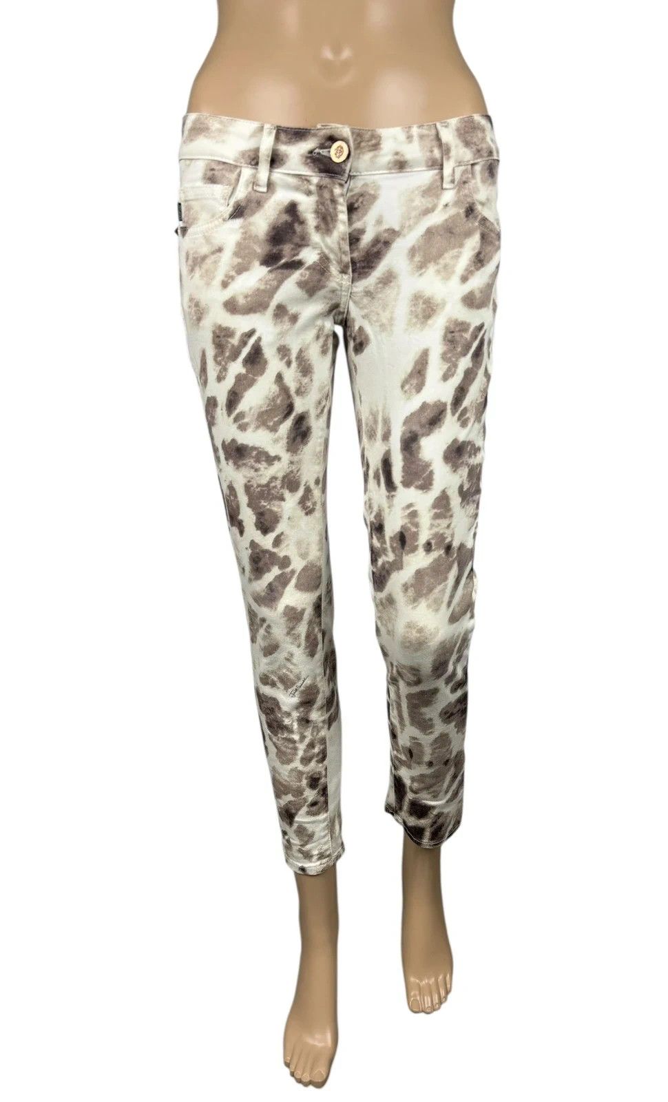 Just Cavalli Just Cavalli Skinny Printed Pants Crop size 27 Size 27" / US 4 / IT 40 - 2 Thumbnail