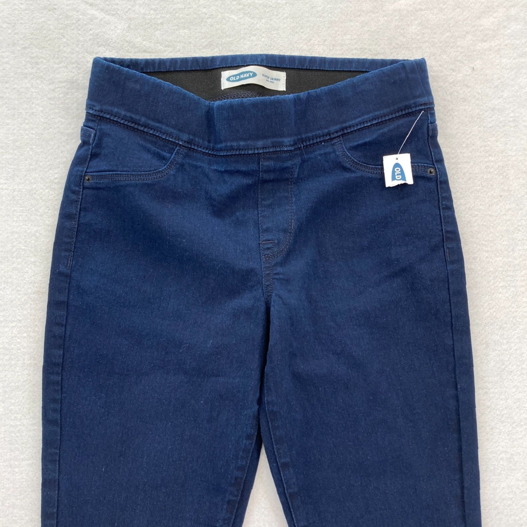 Old Navy VINTAGE Old Navy Jeans Women's 6 Pull On Super Skinny Mid Rise Dark Wash Blue Denim NWT Size 28" / US 6 / IT 42 - 2 Thumbnail