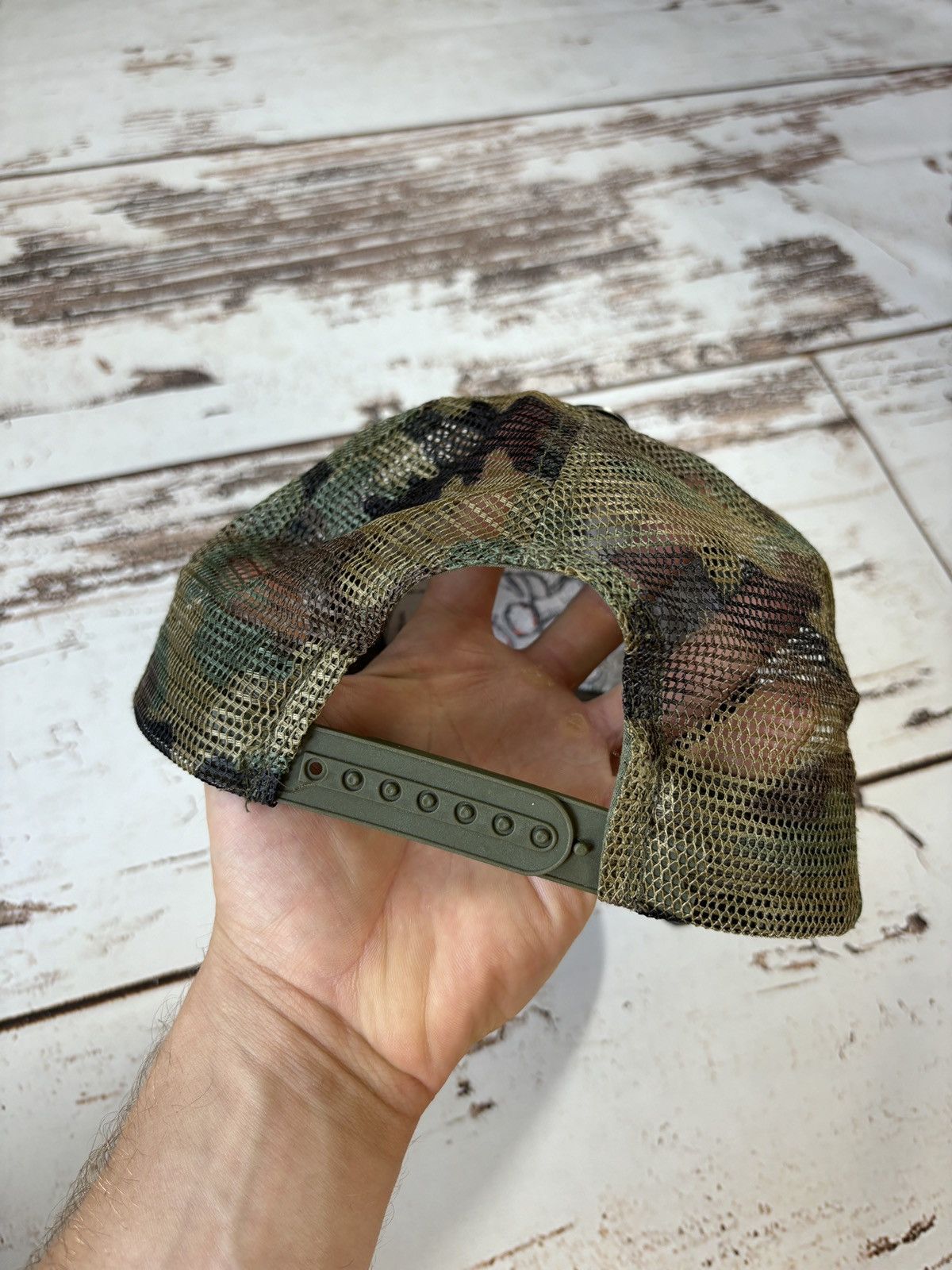 Ed Hardy Ed Hardy Vintage Camo Trucker Hat Tattoo Size ONE SIZE - 5 Thumbnail