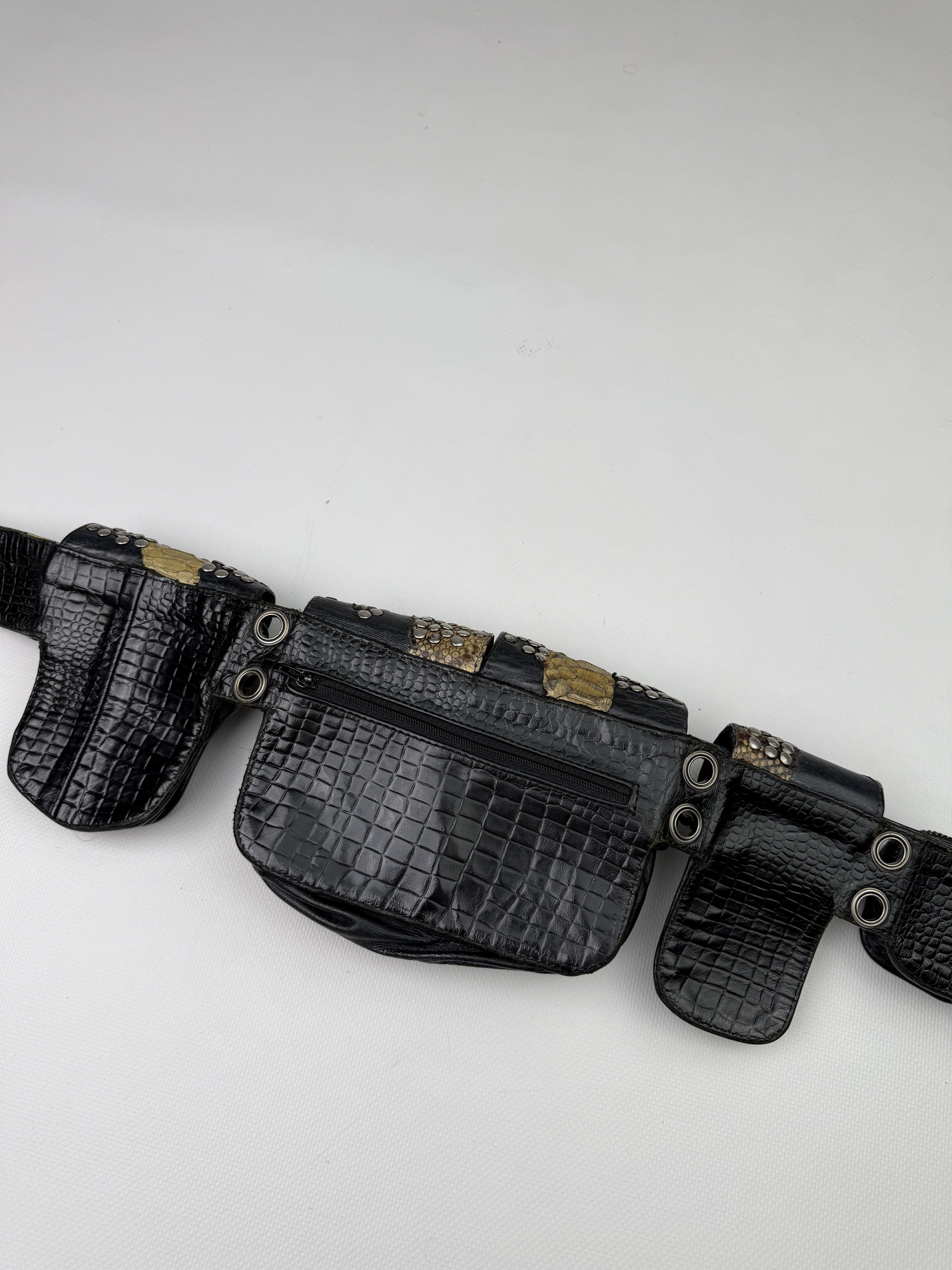 KMRii kmrii python studs & gemstones belt bag Size ONE SIZE - 9 Thumbnail