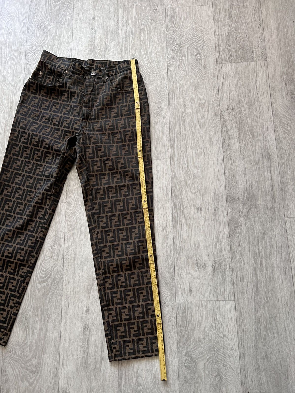 Fendi Vintage Fendi Zucca Monogram Pants 90s Size 29" - 18 Thumbnail