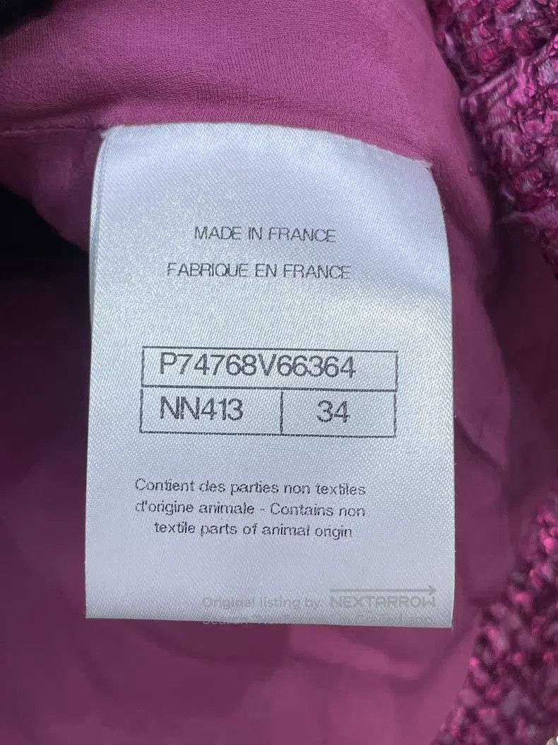 Chanel Chanel 23A shirt sleeve softened tweed knitted coat Size XXS / US 00 / IT 34 - 7 Thumbnail