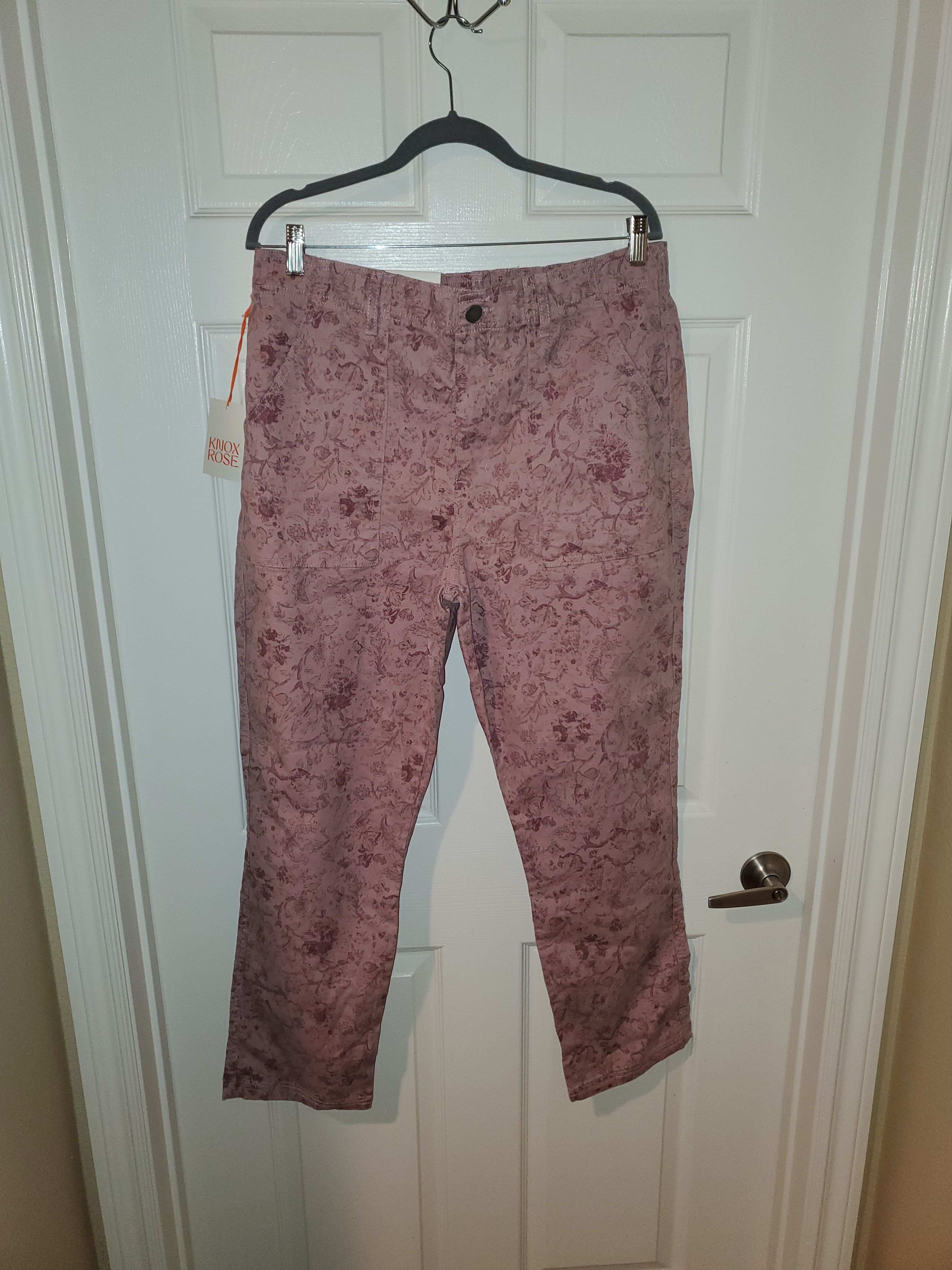 Other *NWT* Knox Rose Floral Twill Pants in Rose Ash (size L) Size 25" / US 0 / IT 36 - 5 Thumbnail
