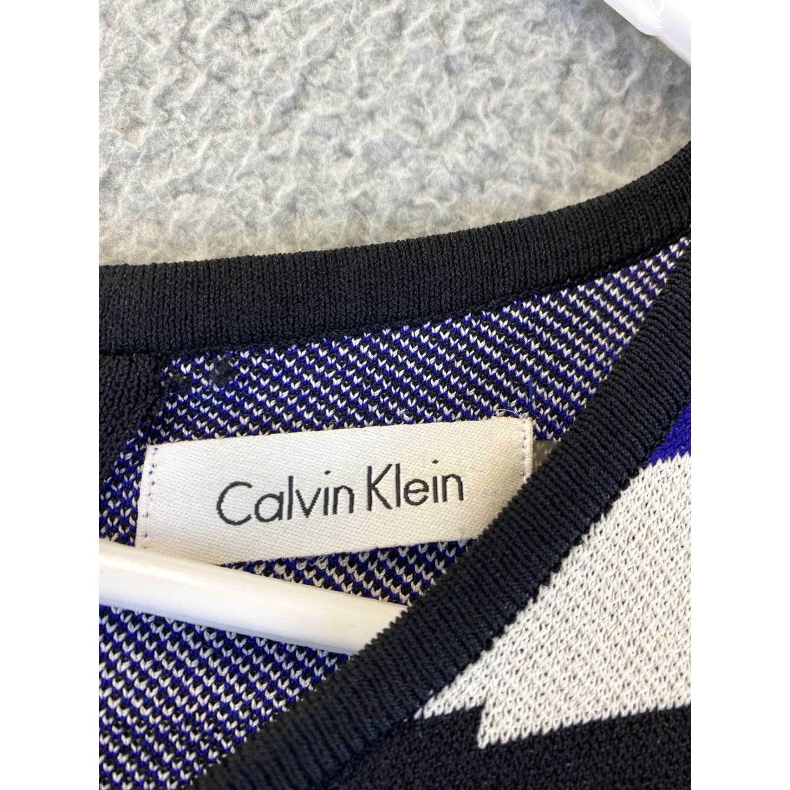Calvin Klein calvin klein dress Blue Black White size S Shaping 59-20 Knee Length Pencil Dress Regular Women Multicolor Colorful Size S / US 4 / IT 40 - 3 Thumbnail