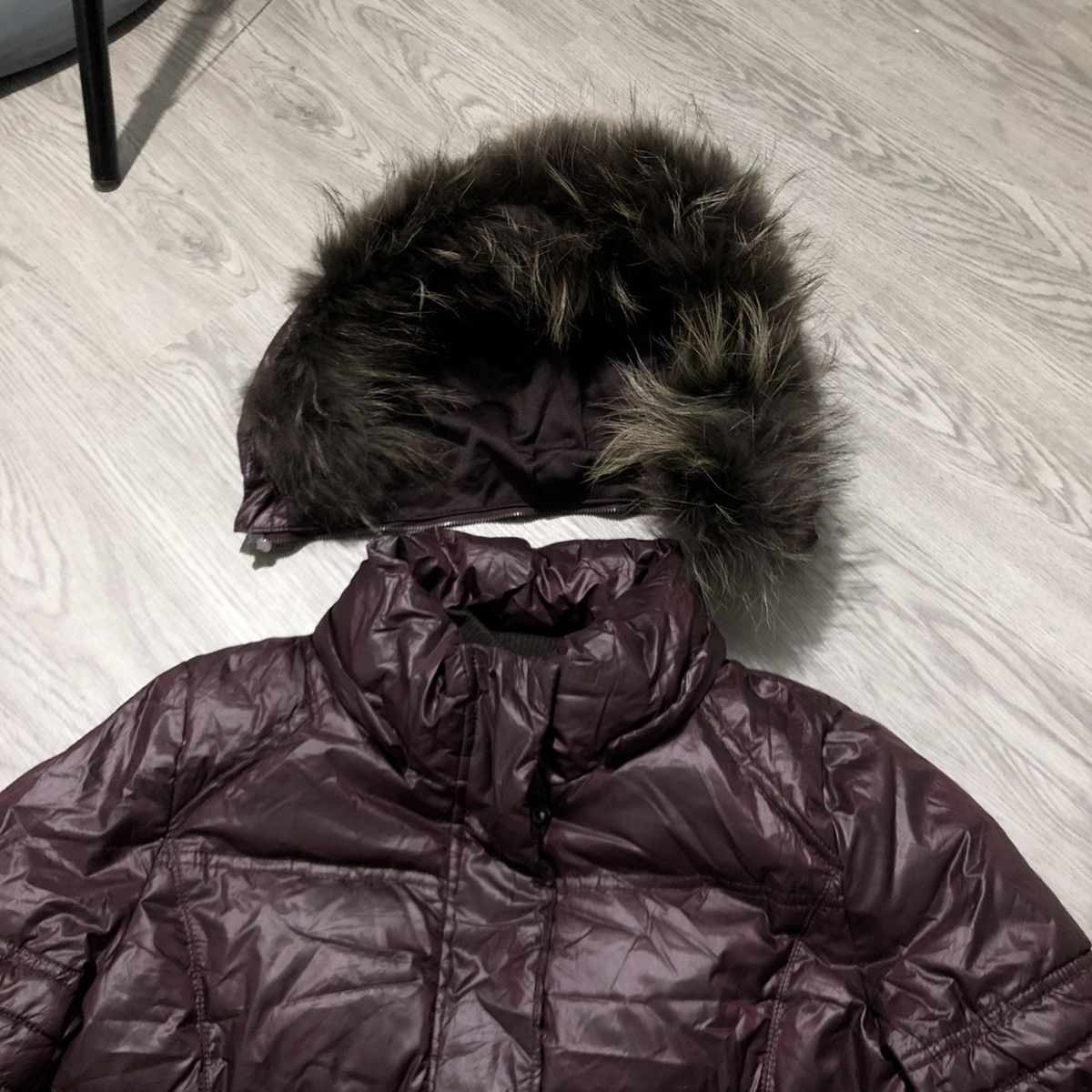 Japanese Brand 2000s Ragello Puffer Down Jacket Fur Ziphoodie Lgb Size US L / EU 52-54 / 3 - 19 Thumbnail