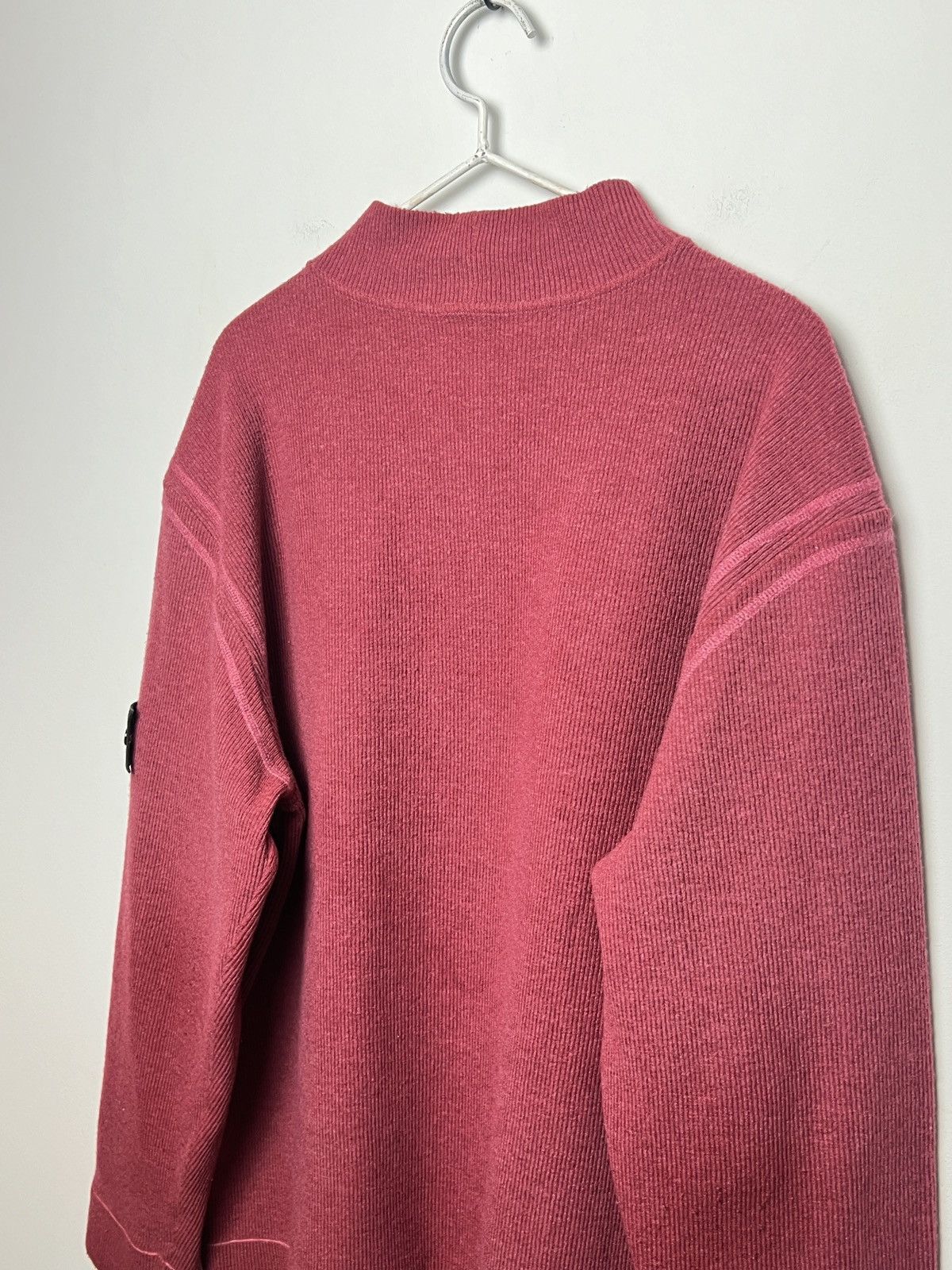 Stone Island stone island y2k wool/nylon moc neck sweater Size US L / EU 52-54 / 3 - 7 Thumbnail
