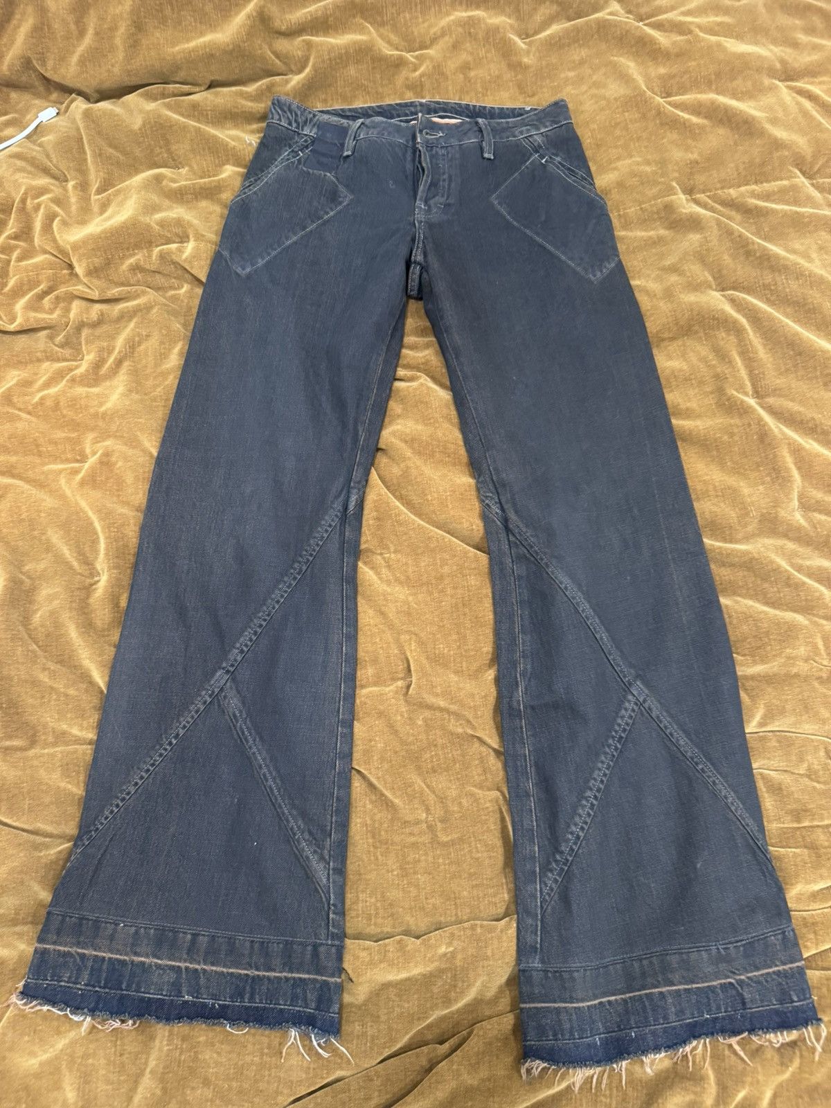 Rick Owens Slab Spiral denim Size US 30 / EU 46 - 1 Thumbnail