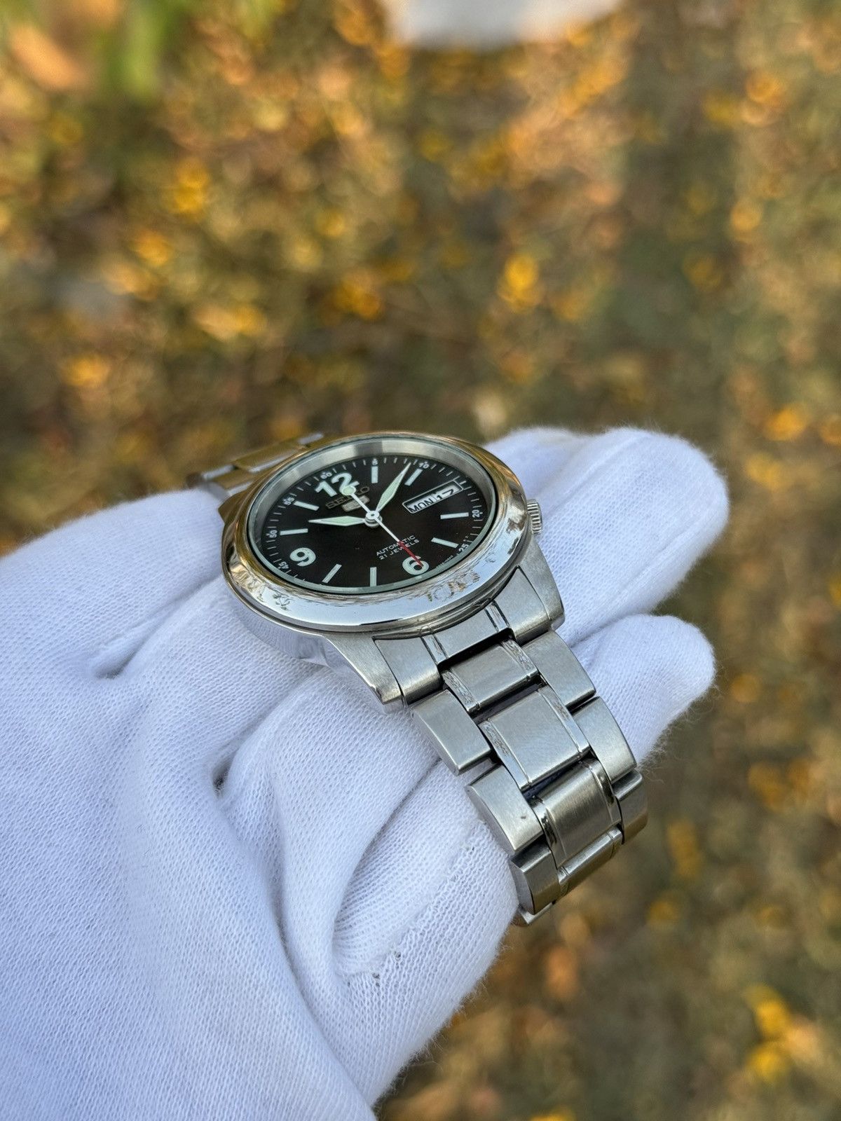 Seiko Vintage jumbo Seiko 5 Automatic 7s26 ,japan Made wrist Watch Size 36 - 6 Thumbnail