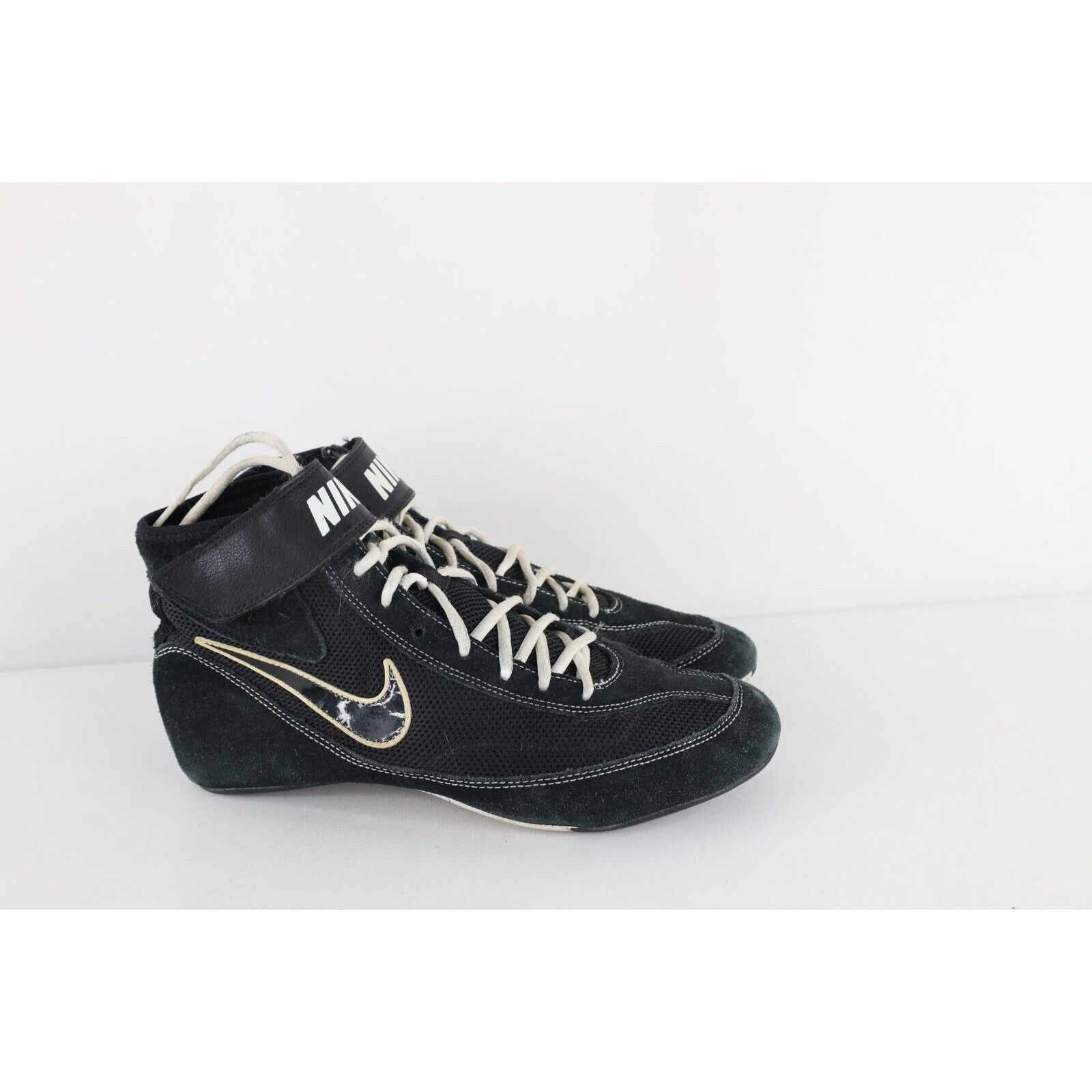 Nike × Vintage Vintage Nike Wrestling Distressed Suede Leather Sneakers Size US 8.5 / EU 41-42 - 4 Thumbnail