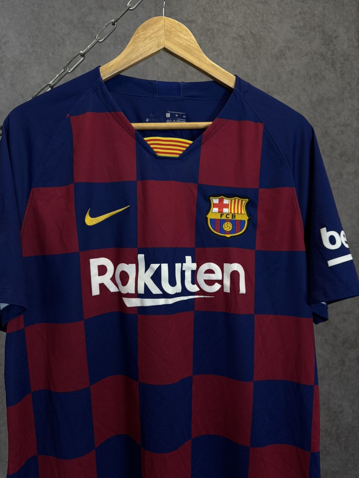 Nike FC Barcelona Rakuten 2018 Nike soccer jersey Size US XL / EU 56 / 4 - 3 Thumbnail