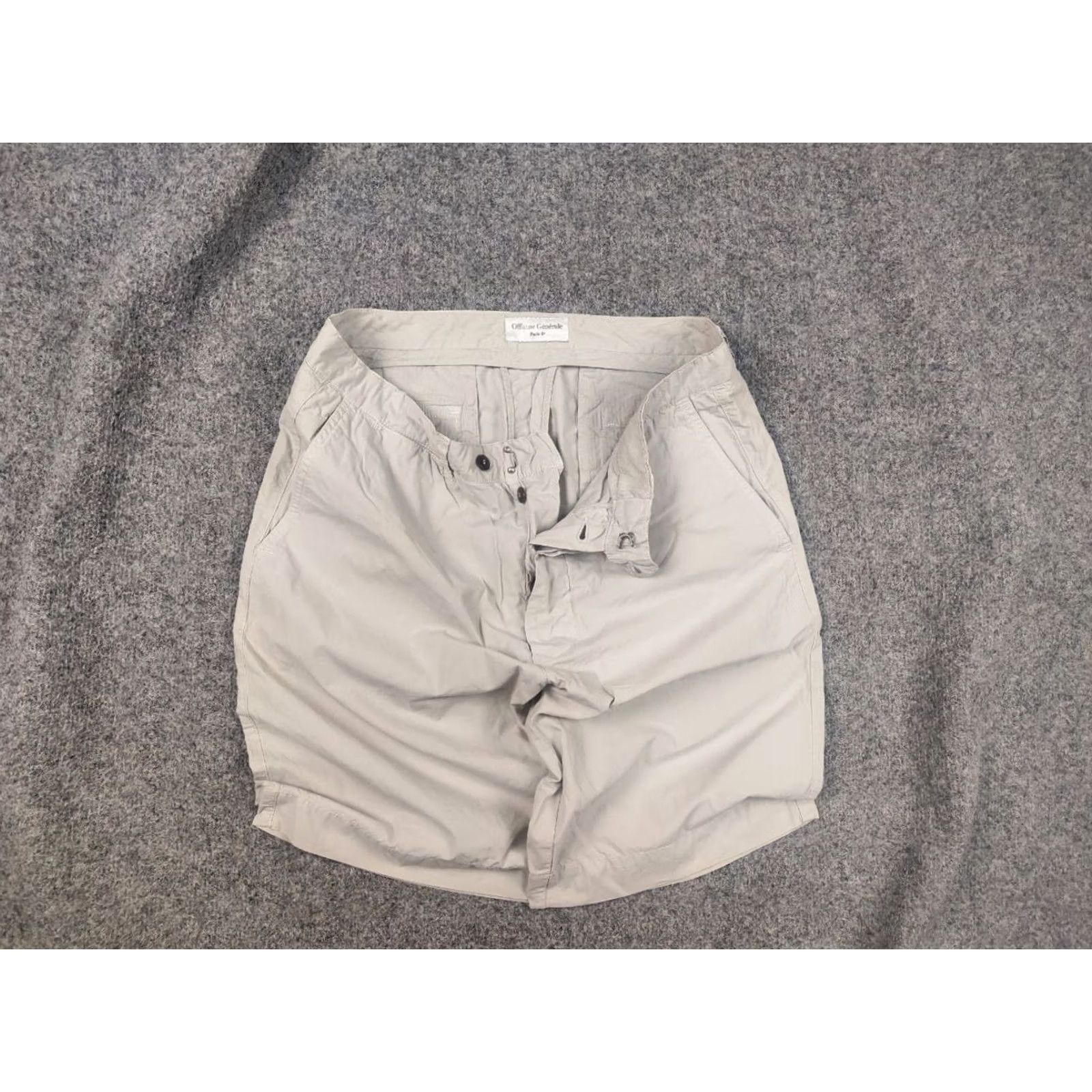 Vintage Officine Generale Bermuda Fisherman Design Button Cotton Shorts Size US 36 / EU 52 - 2 Thumbnail