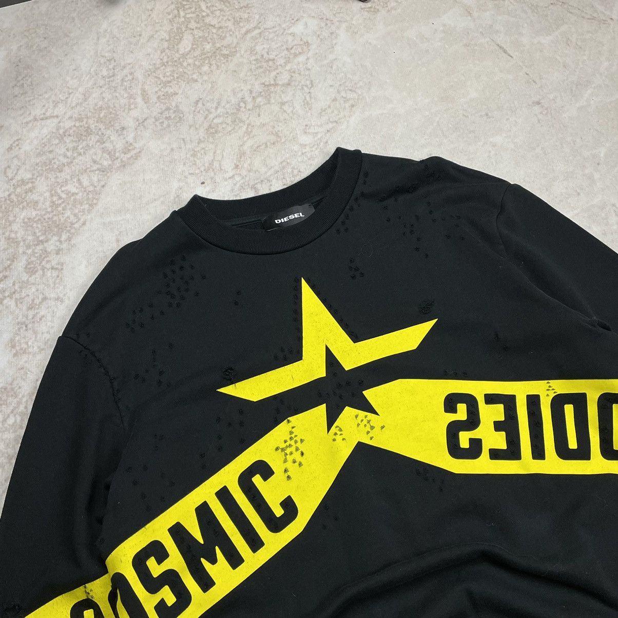 Diesel Diesel S-Bay Holes Distressed Y2K Sweatshirt Size US M / EU 48-50 / 2 - 4 Thumbnail