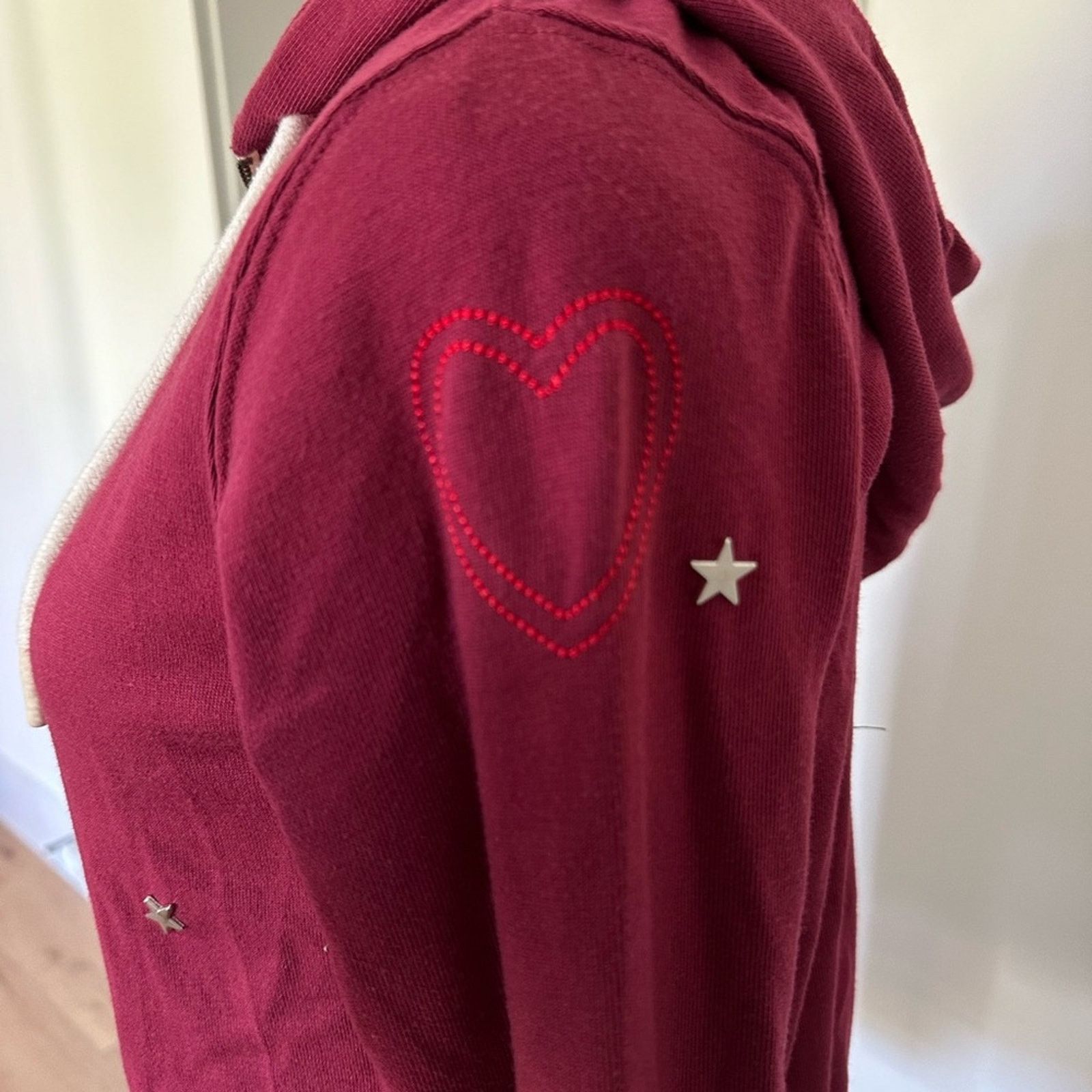 Other NWOT Peace love world Star studded embroidered Hoodie! Small Size S / US 4 / IT 40 - 8 Thumbnail