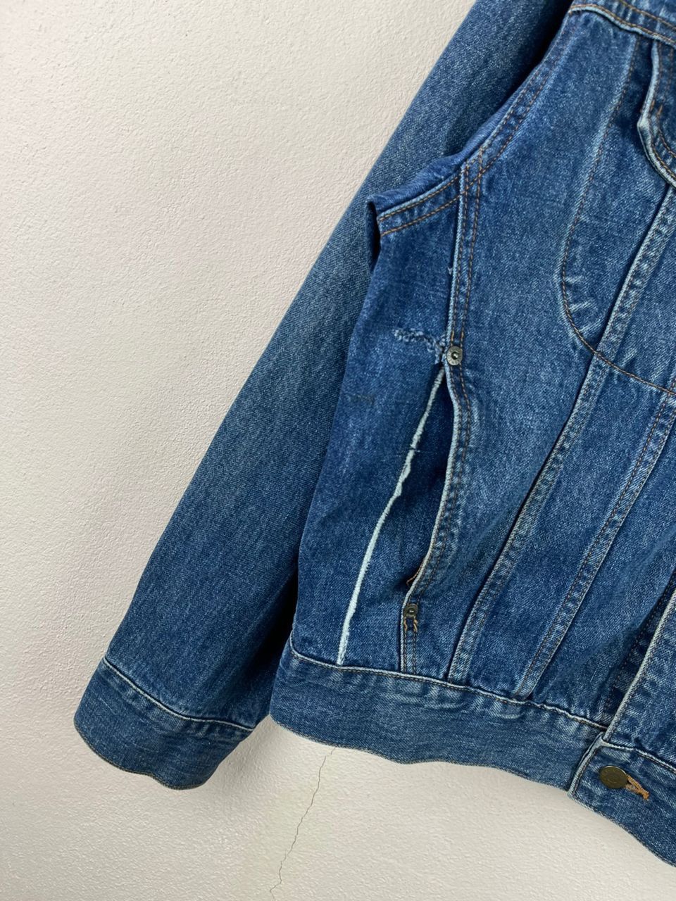 Designer × Japanese Brand × Kenzo Kenzo Jeans Distressed Denim Jacket Size US L / EU 52-54 / 3 - 8 Thumbnail