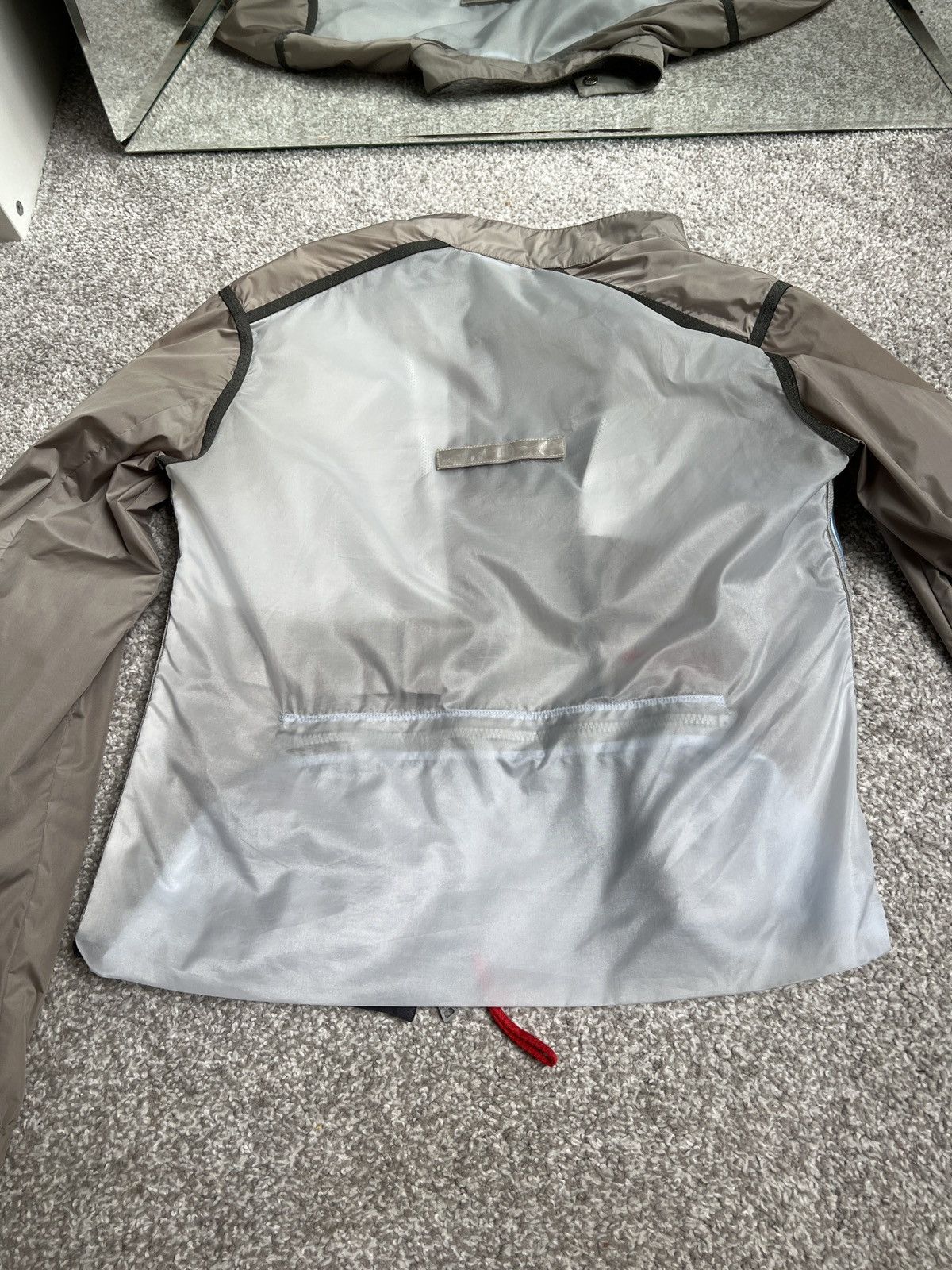 Prada Vintage Prada Linea Rossa Nylon Jacket – Size IT 42 (UK 10) Size M / US 6-8 / IT 42-44 - 2 Thumbnail