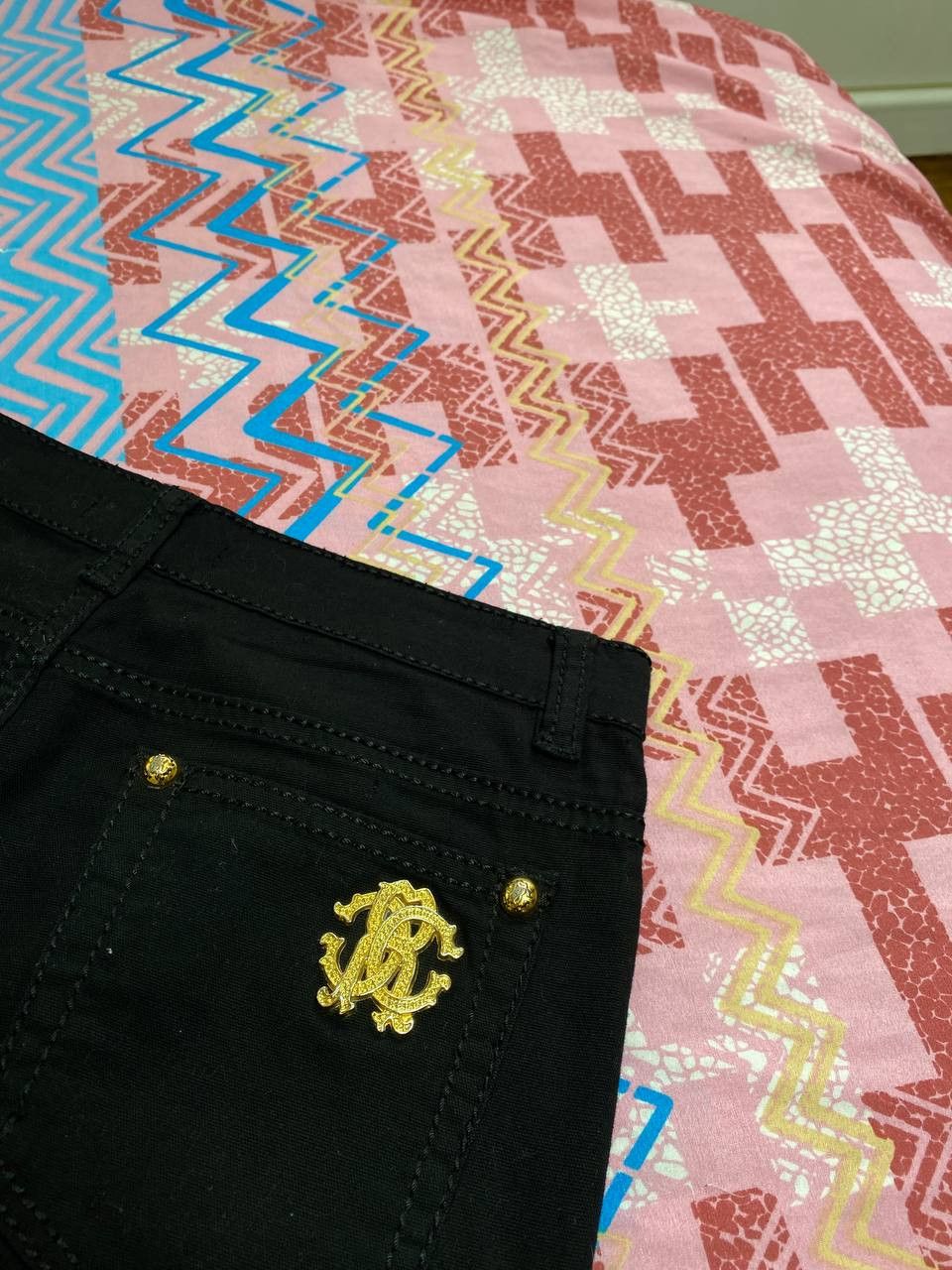 Roberto Cavalli × Vintage Avant Garde Classic Roberto Cavalli Denim Y2k Opium Retro Size 28" / US 6 / IT 42 - 4 Thumbnail