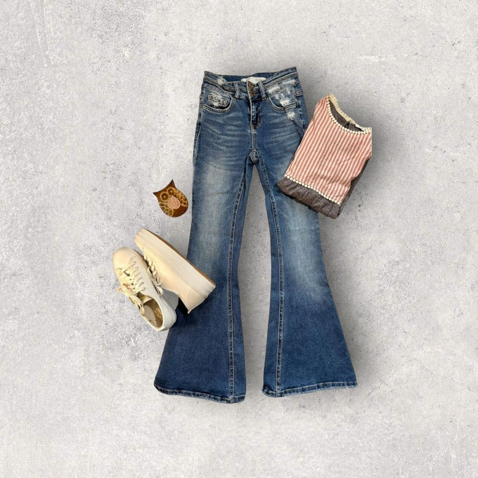 Other Bridge by Gly High waisted Flare Leg Size 23" - 3 Thumbnail