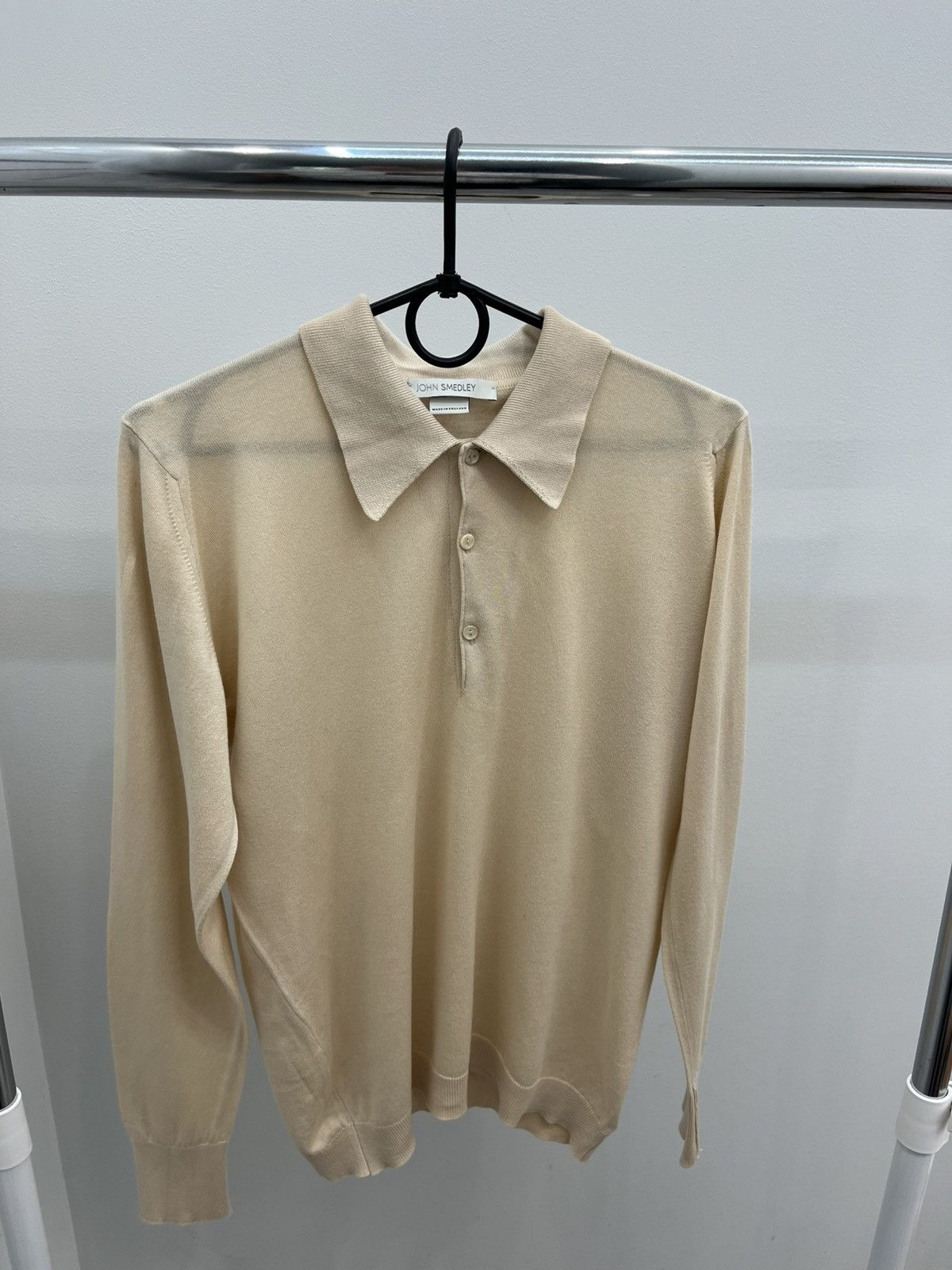 John Smedley John Smedley Soft Cotton Collared Sweater Size US S / EU 44-46 / 1 - 3 Thumbnail
