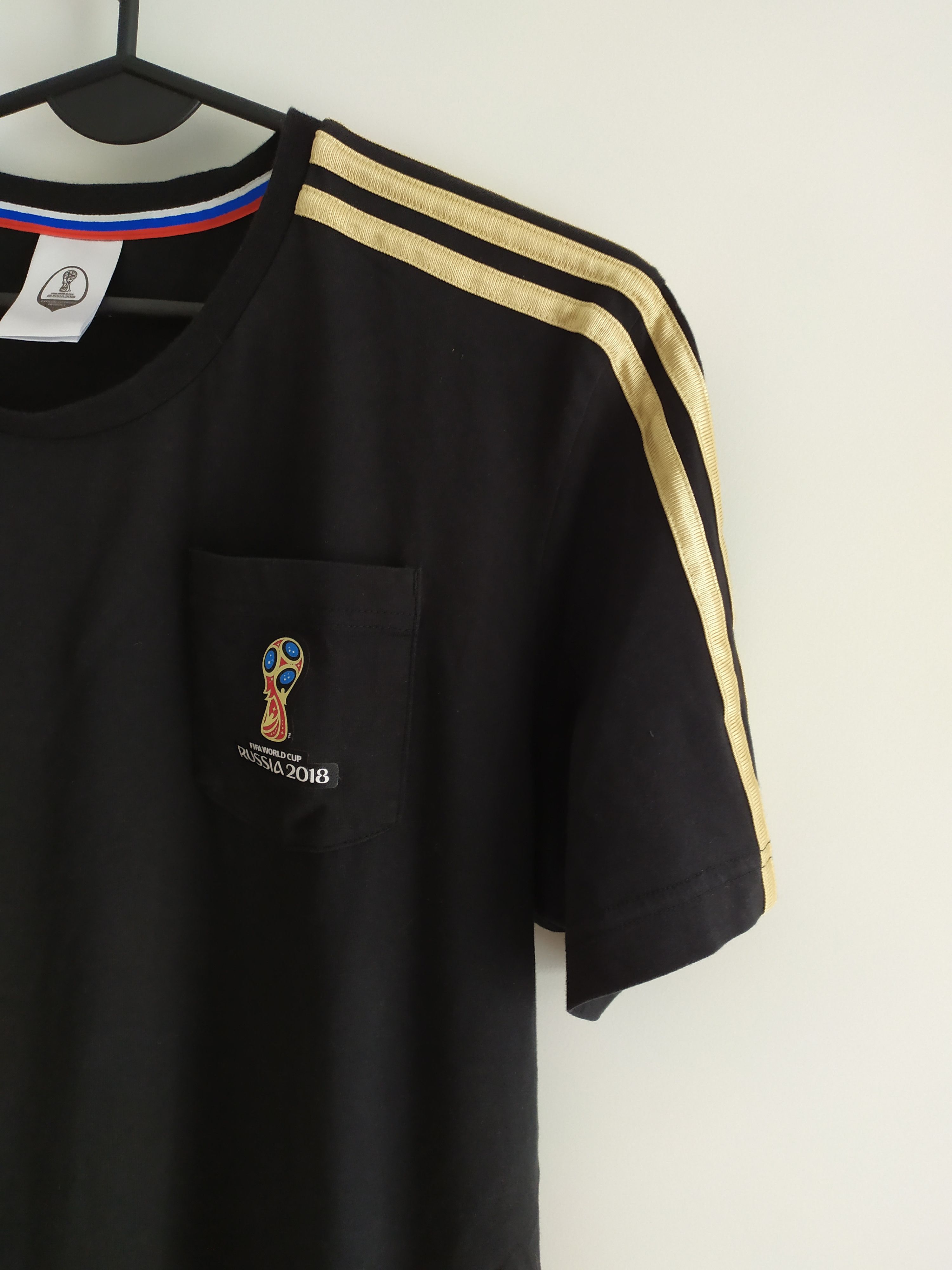 Adidas Black Cotton T-shirt size L Adidas FIFA World Cup 2018 Men's Size US L / EU 52-54 / 3 - 4 Thumbnail