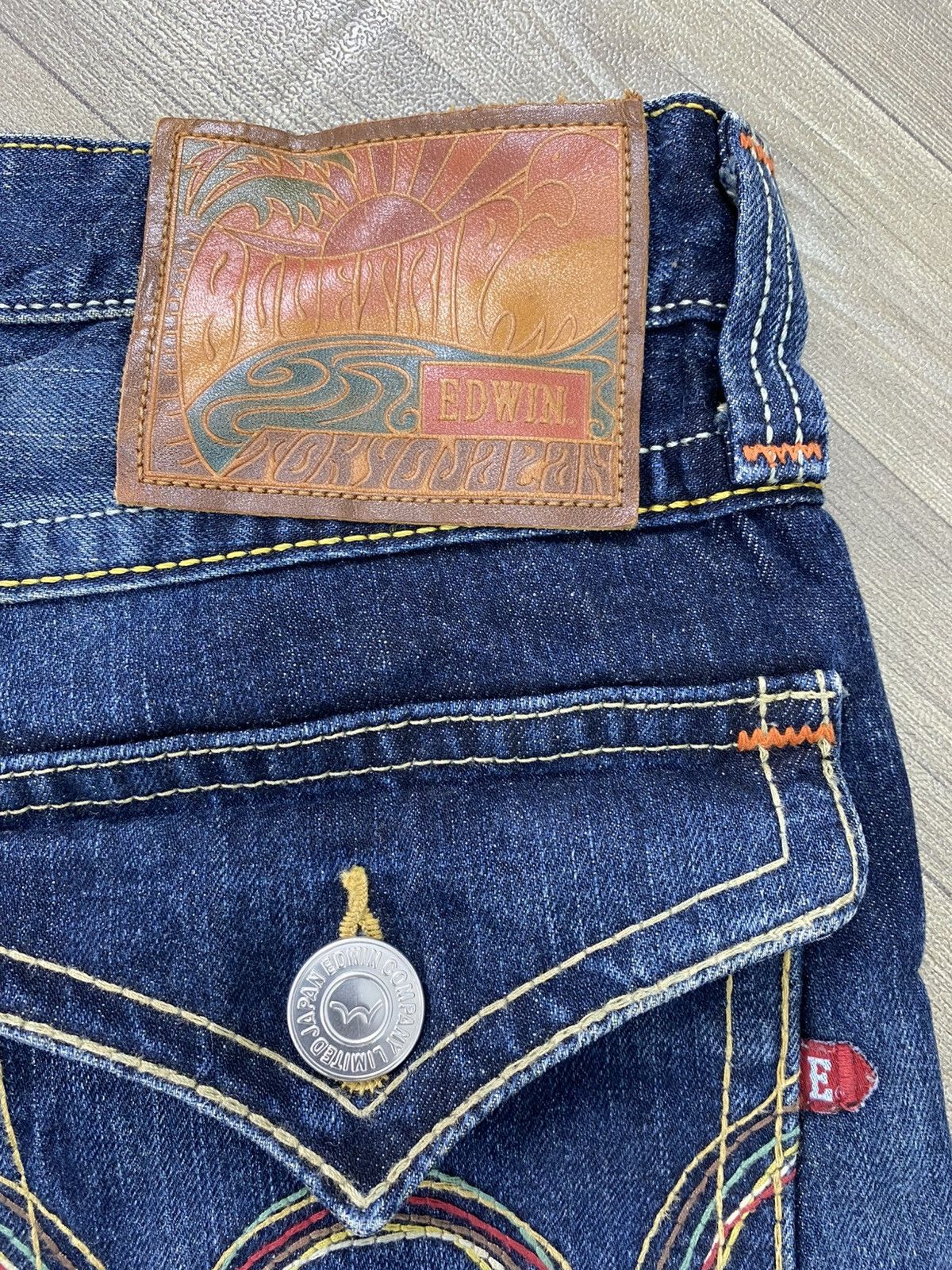 If Six Was Nine 2000s Ediwn Trip Japan Distressed Faded Lgb Punk Style Jeans Size US 34 / EU 50 - 14 Thumbnail