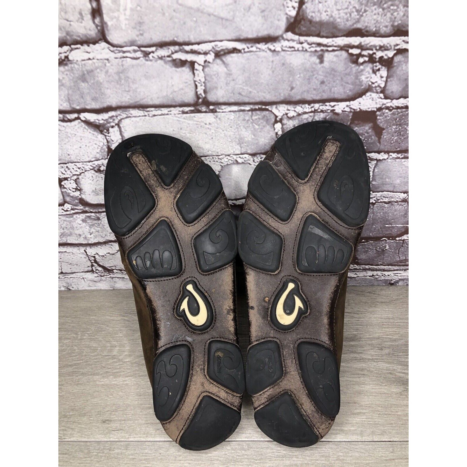 Olukai OluKai Moloa Brown Leather Casual Drop Heel Loafers Shoes Me Size US 10 / EU 43 - 13 Thumbnail