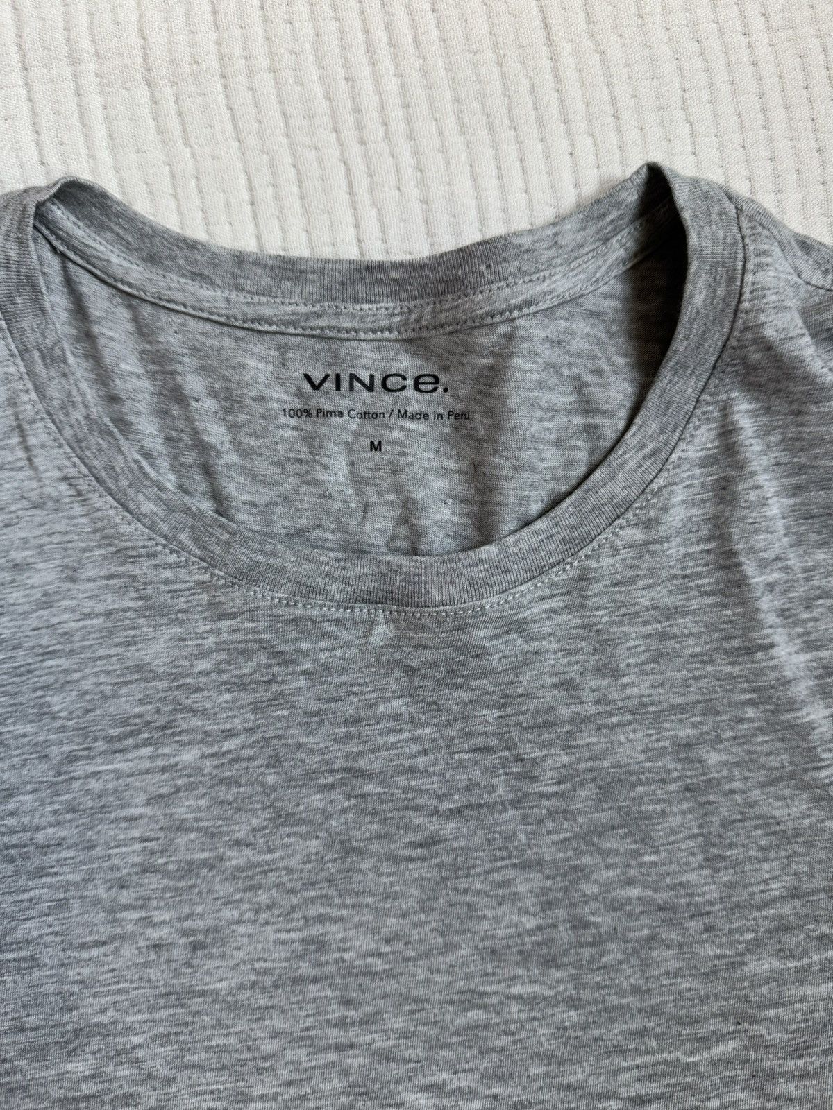 Vince Vince Pima Cotton Long-Sleeve T Shirt (M) Size US M / EU 48-50 / 2 - 2 Thumbnail