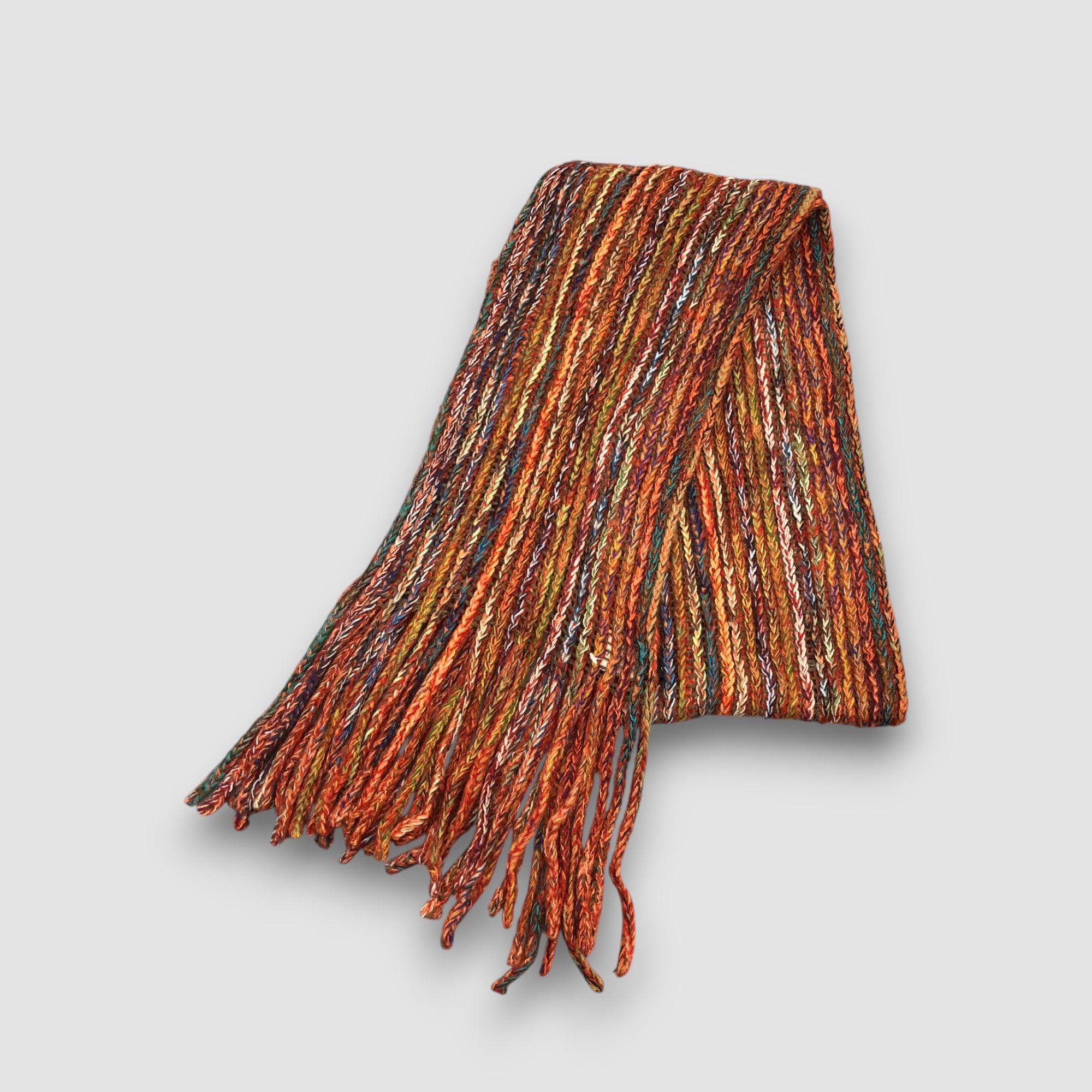 Vintage Vintage Laura Biagiotti Scarf Muffler Knit Wool Scarves Size ONE SIZE - 3 Thumbnail