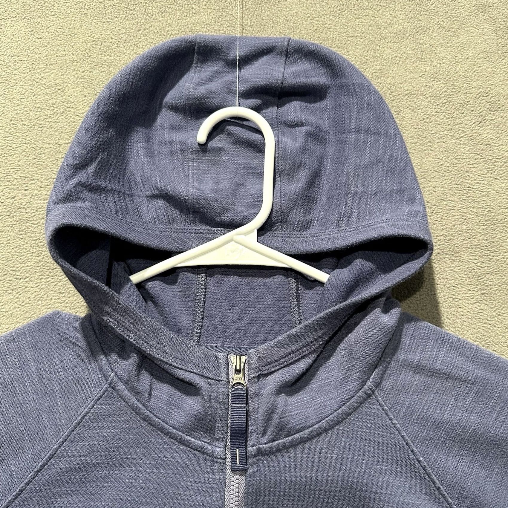 Vintage L.L. Bean Hoodie Womens Large Blue 1/2 Zip Pullover Outdoor Knit GUC Size L / US 10 / IT 46 - 5 Thumbnail