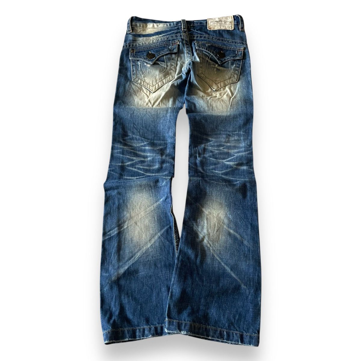 If Six Was Nine Original Flare Y2K Look Lolita Jeans Rusty Size US 30 / EU 46 - 7 Thumbnail