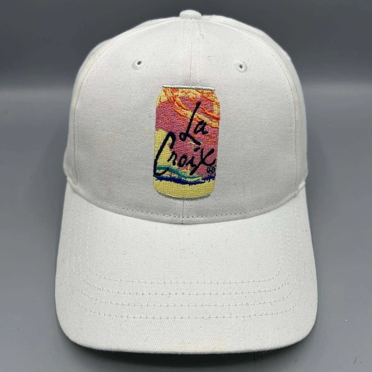 Other La Croix Hat Men White Embroidered Strap Back Cap Size ONE SIZE - 1 Thumbnail