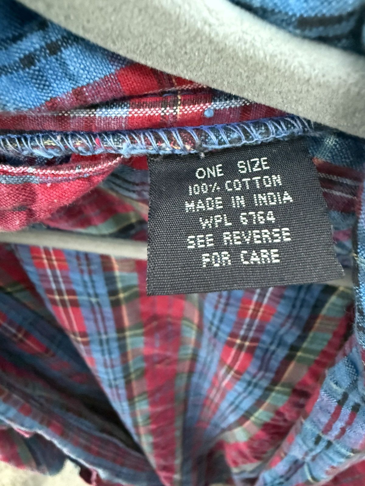 Christian Dior Monsieur Vintage 80’s Christian Dior Monsignor blue& red plaid robe Size ONE SIZE - 9 Thumbnail