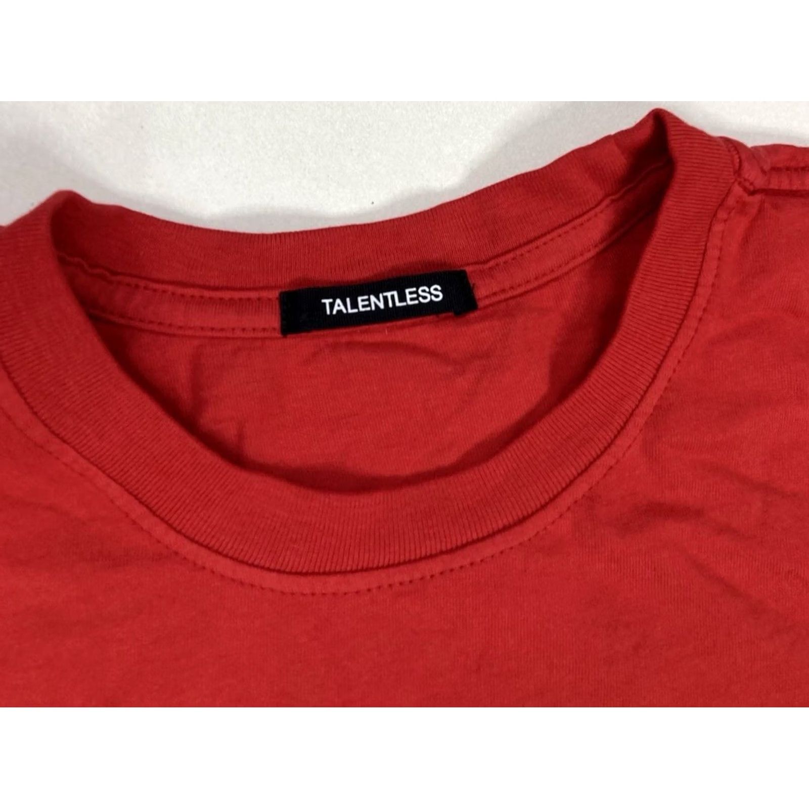 Talentless Talentless T-shirt Men L Red Short Sleeve Crew Neck Cotton Shirt Size US L / EU 52-54 / 3 - 3 Thumbnail