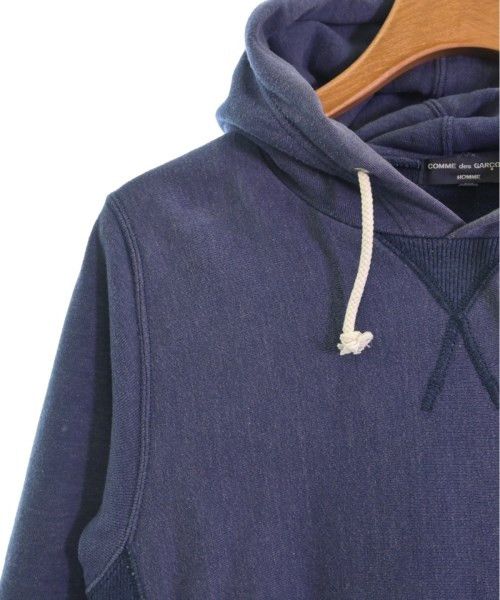 Comme des Garcons Homme Hoodie Cotton Logo Print Inseam Pocket Navy Blue Size US M / EU 48-50 / 2 - 5 Thumbnail