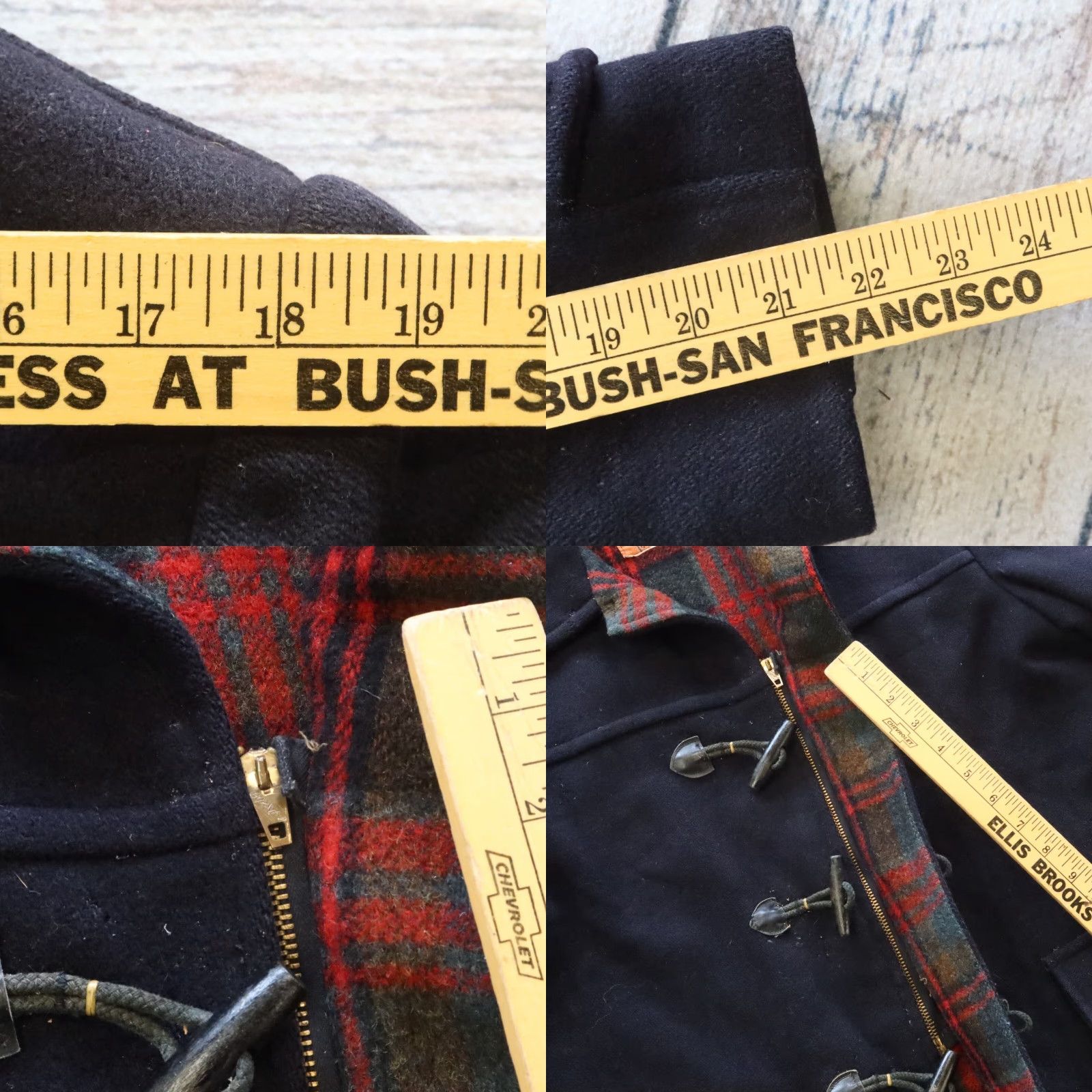 Vintage VINTAGE Penny's Coat Outerwear Duffle Coat Mens Size 18 Blue Wool Trench Coat Size US XXL / EU 58 / 5 - 8 Thumbnail