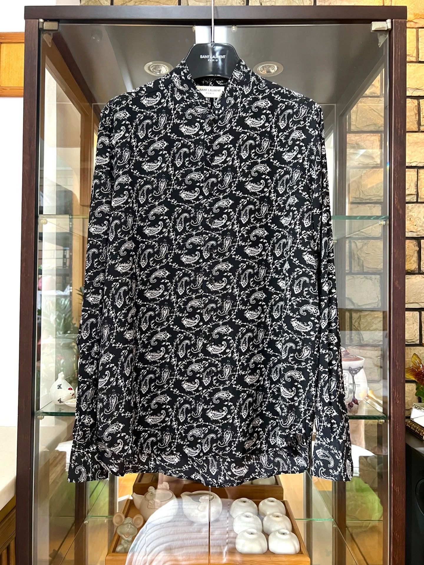 Saint Laurent Paris Saint Laurent Paris Cashew flower shirt Size US M / EU 48-50 / 2 - 1 Thumbnail