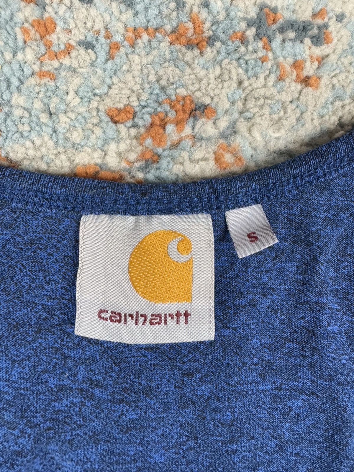 Carhartt × Vintage Vintage y2k Carhartt melange blue tank top sleeveless Size US S / EU 44-46 / 1 - 5 Thumbnail